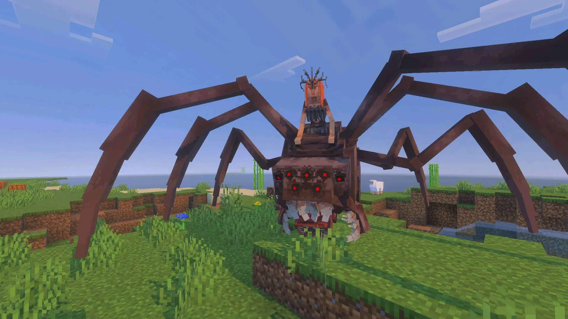 Скачать мод на ужасы в Майнкрафт ПЕ