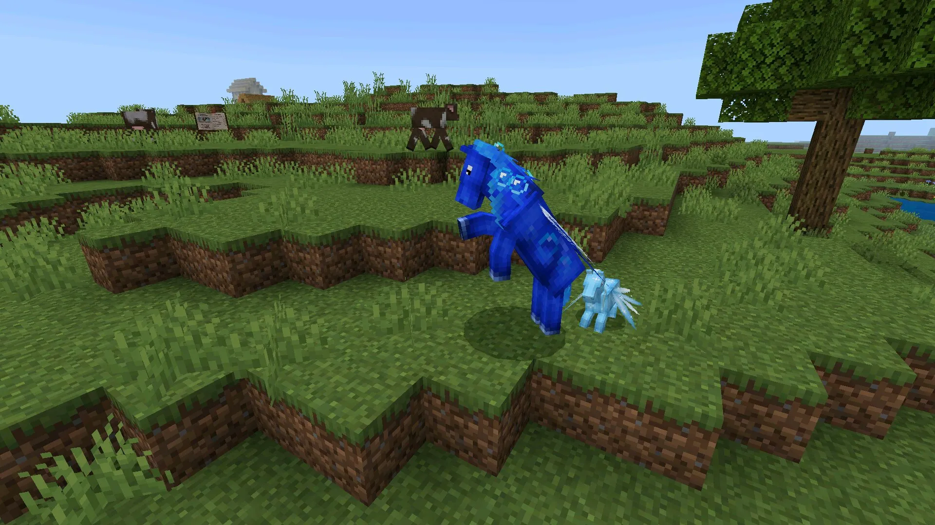 Пегас из мода на Лошадей в Майнкрафт ПЕ