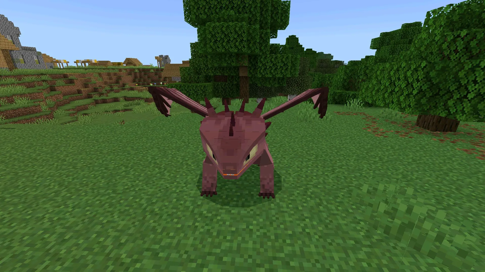 Пет из мода Как приручить дракона в Майнкрафт ПЕ