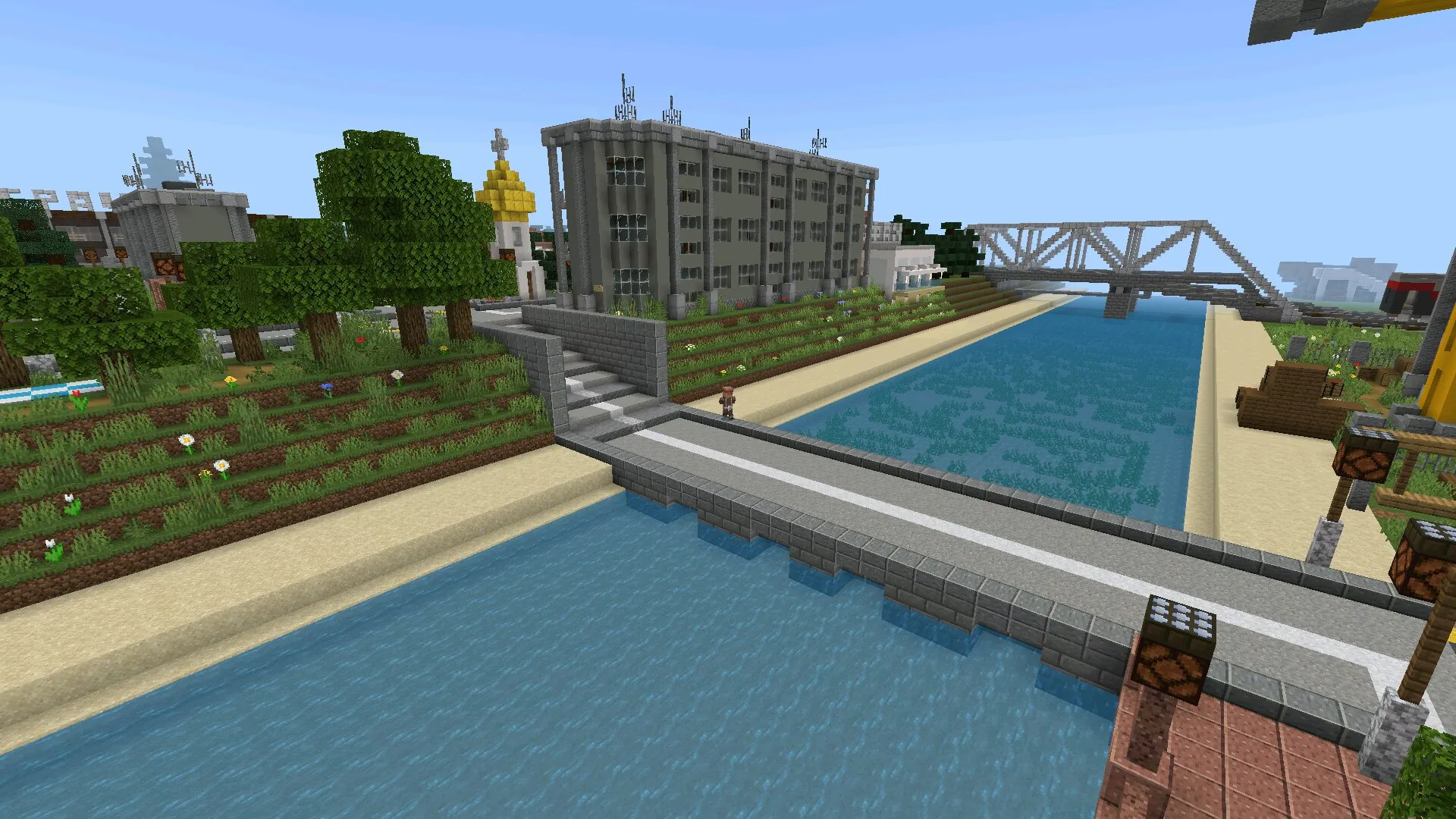 Река из карты блэк раша в Майнкрафт ПЕ