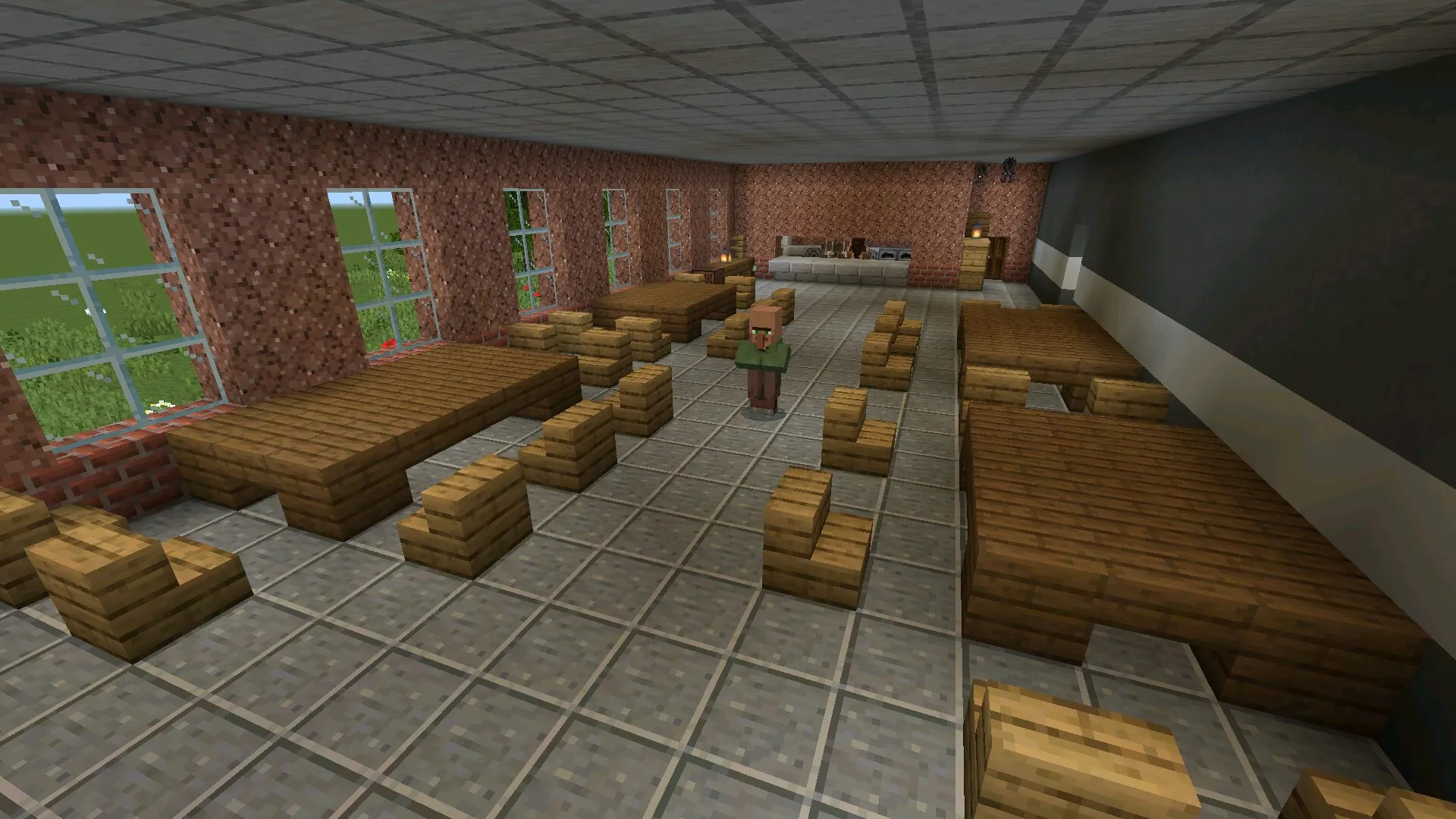 Школа из карты Блэк Раша в Майнкрафт ПЕ