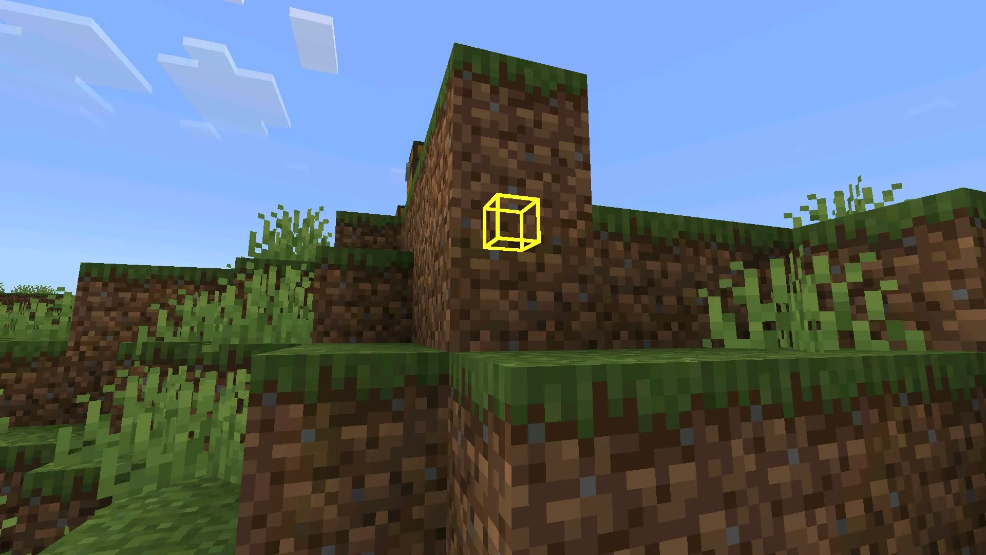 Сквозь стену из мода на поиск предметов в сундуках в Майнкрафт ПЕ