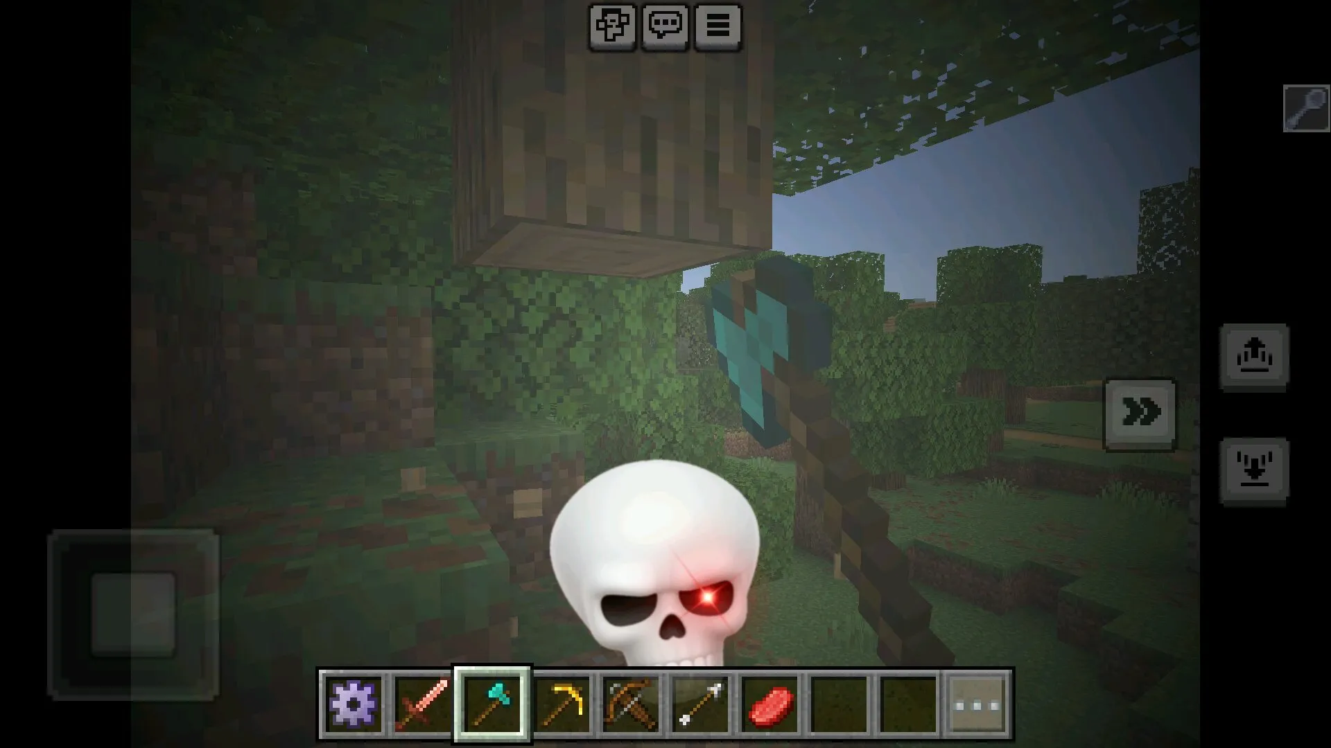 Топор из мода на фонк эдит в Майнкрафт ПЕ