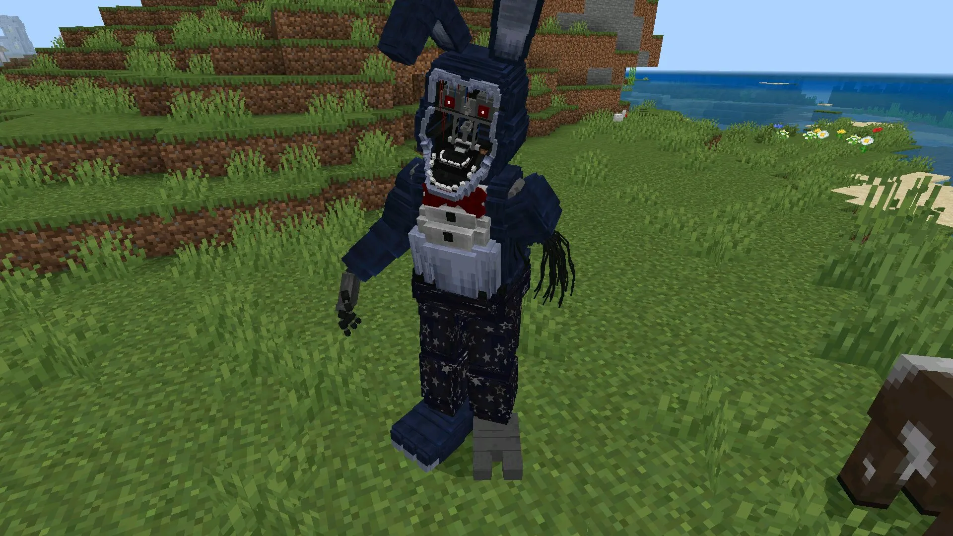 Аниматроник из мода на спринг костюм в Майнкрафт ПЕ