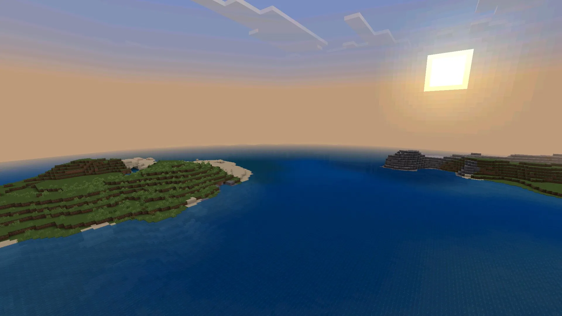 Атмосфера из мода для создания сервера в Майнкрафт ПЕ