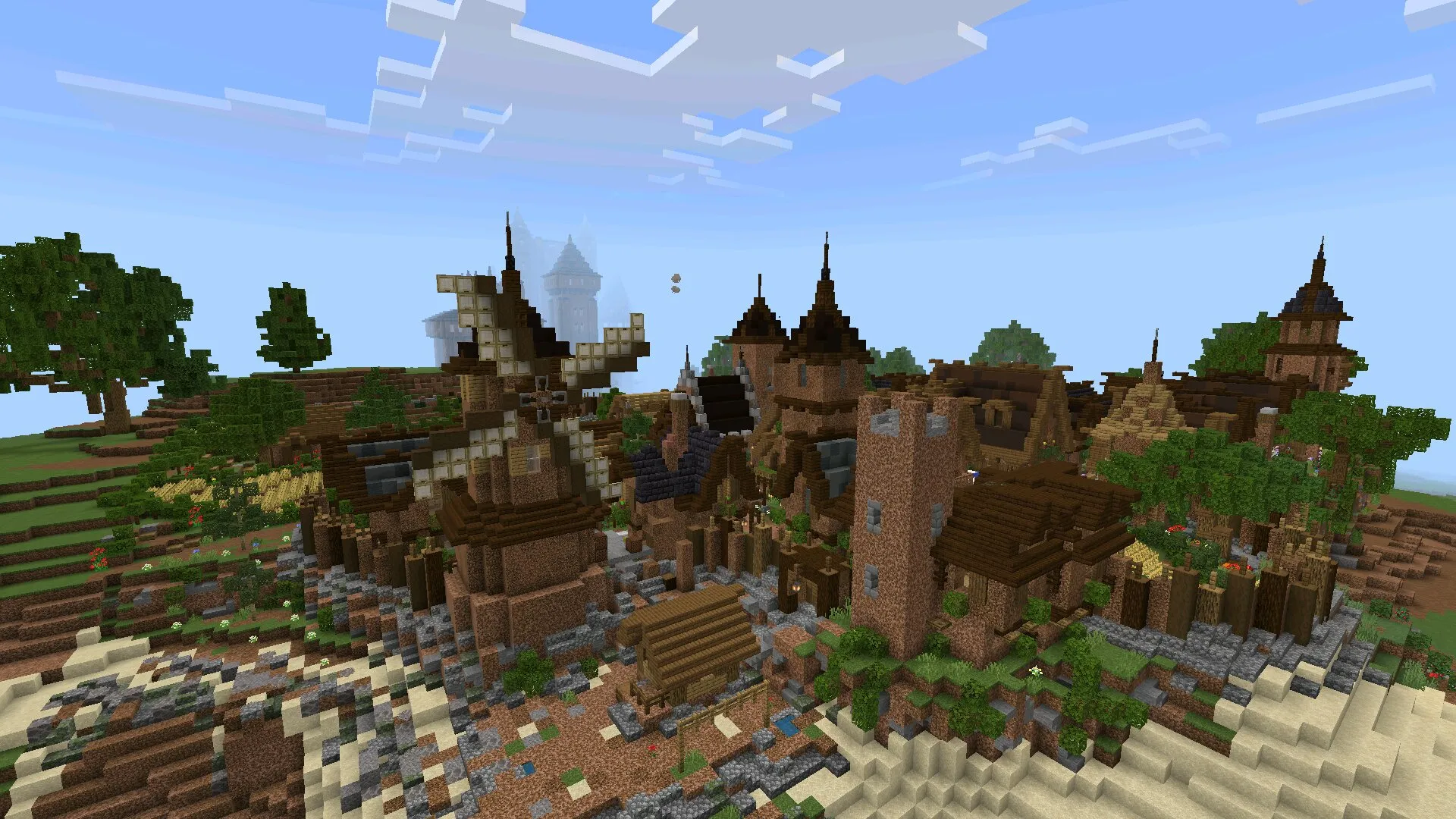 Атмосфера из карты для Нубов в Майнкрафт ПЕ