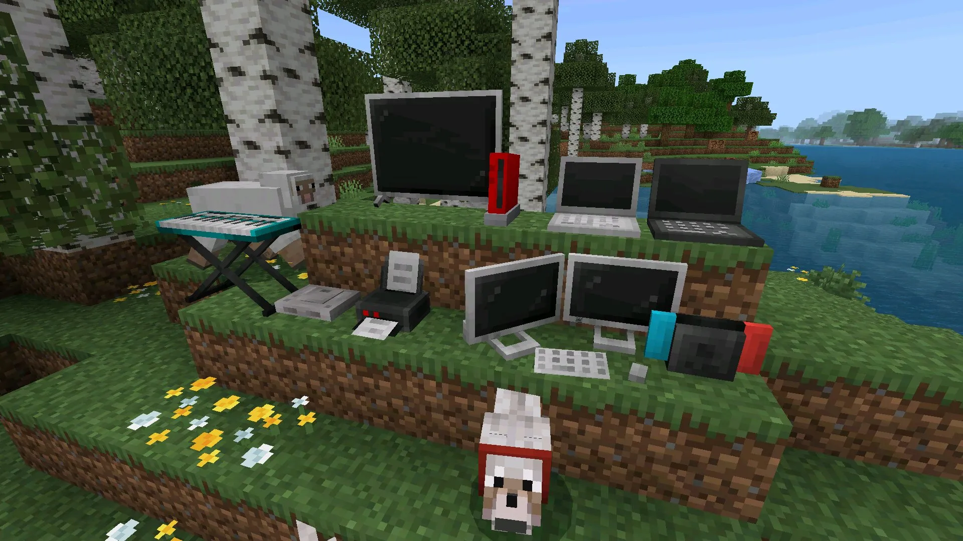 Блоки из мода на декор для дома в Майнкрафт ПЕ