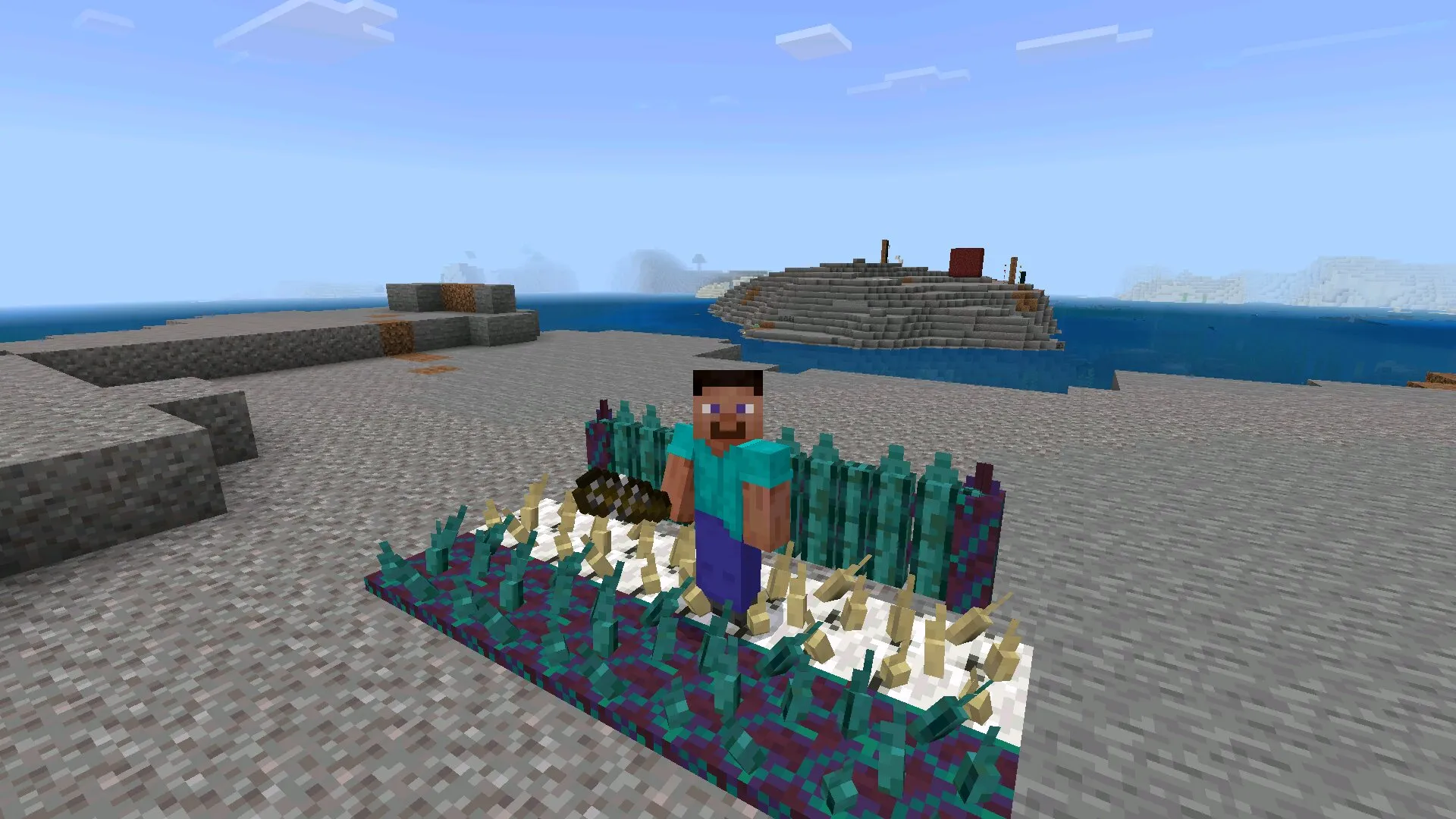 Блоки из мода на спавн зомби в Майнкрафт ПЕ