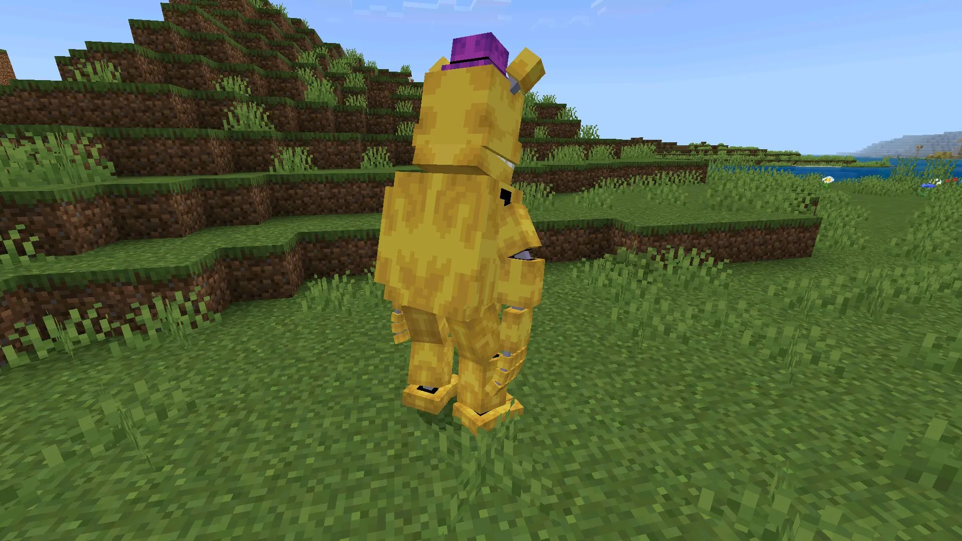 Босс сзади из мода на Фредди Фазбер в Майнкрафт ПЕ