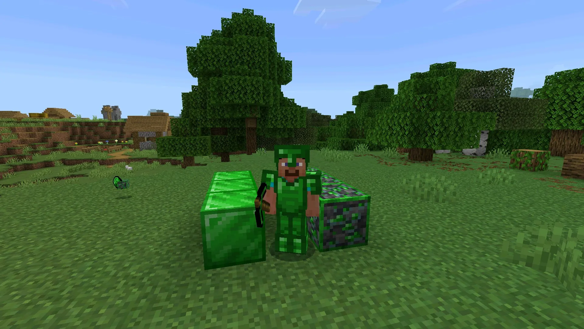 Цвет из мода на алмазы в Майнкрафт ПЕ