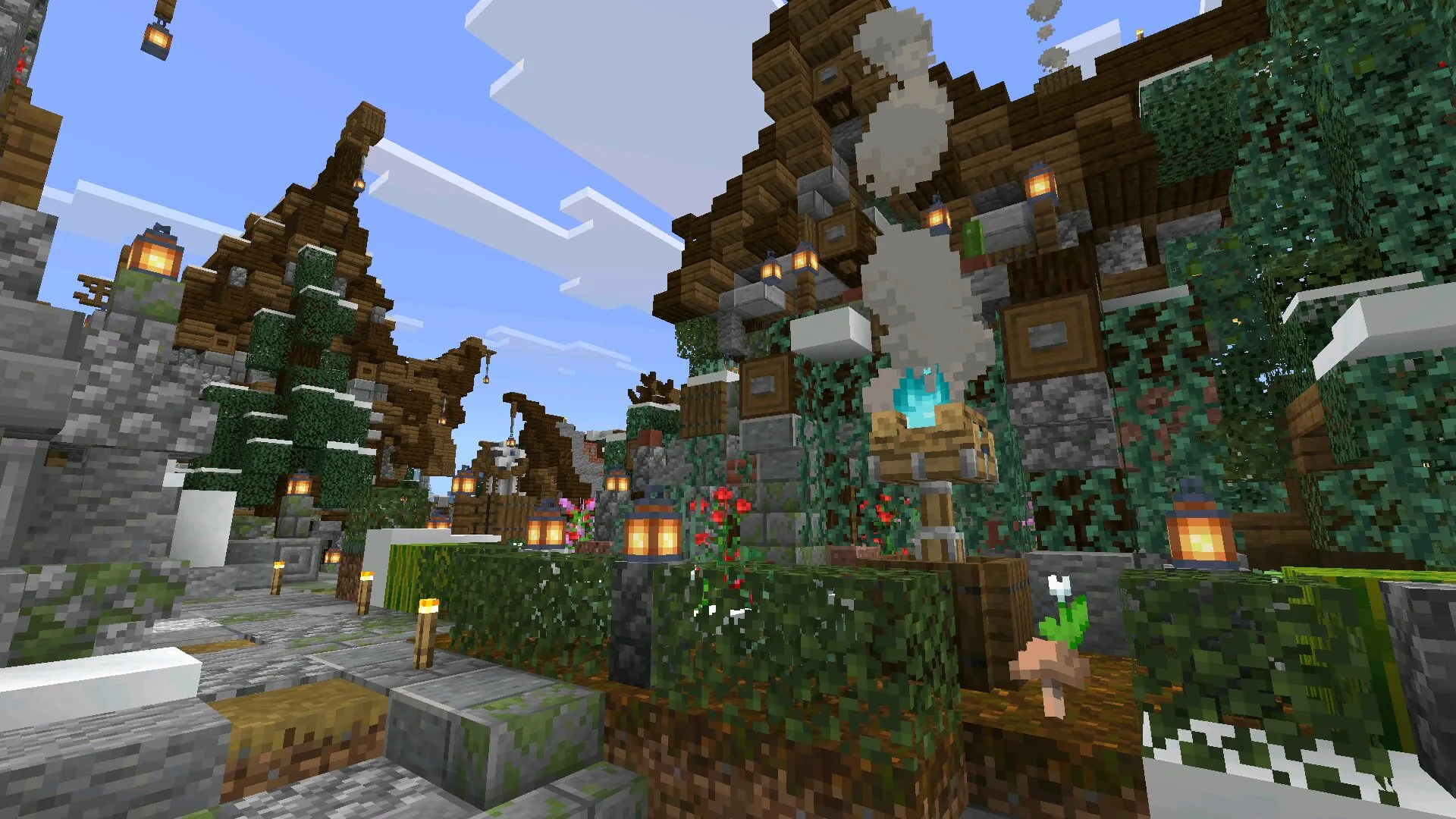 Декор из мода на ледниковый период в Майнкрафт ПЕ