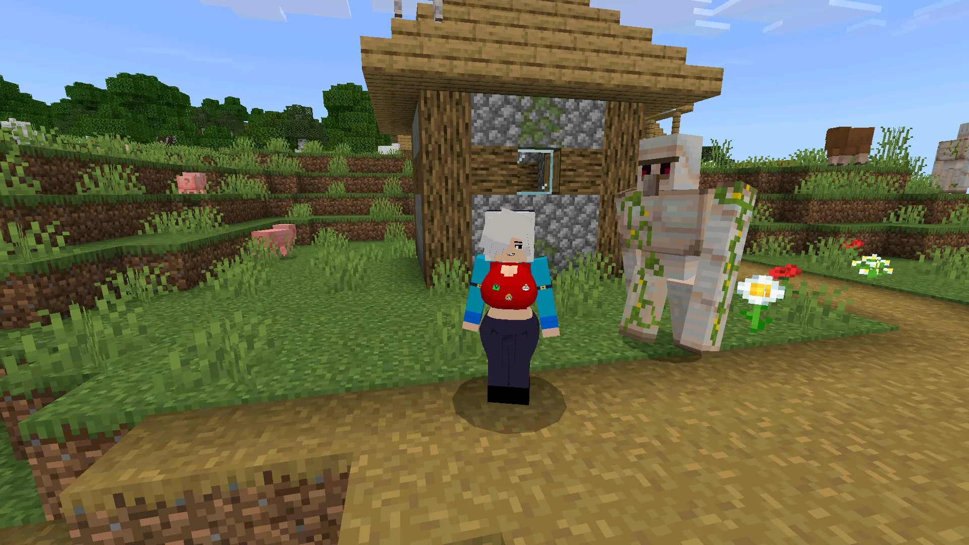 Девушка в Дженни моде в Майнкрафт ПЕ