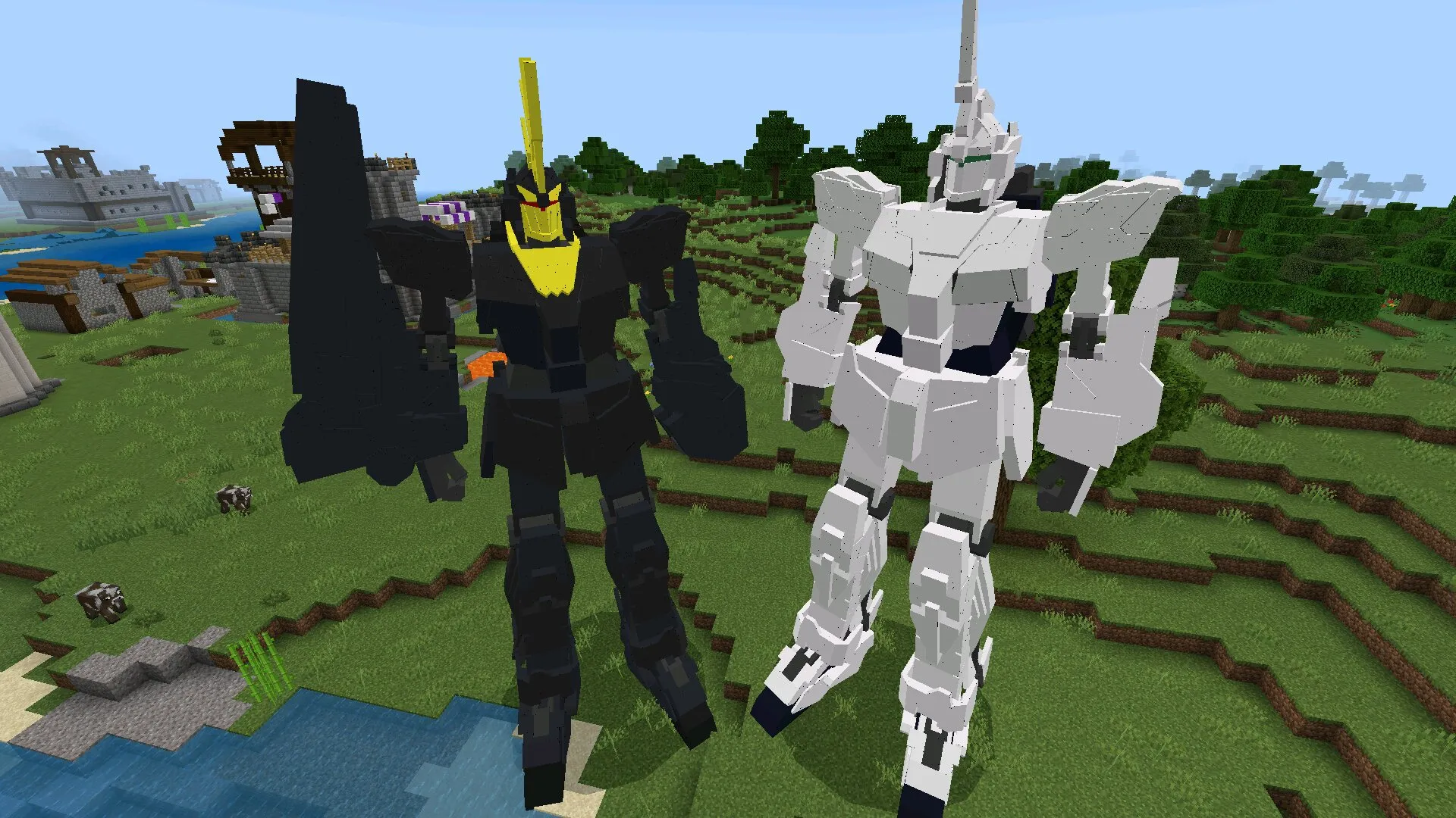 Скачать мод на костюм робота в Майнкрафт ПЕ