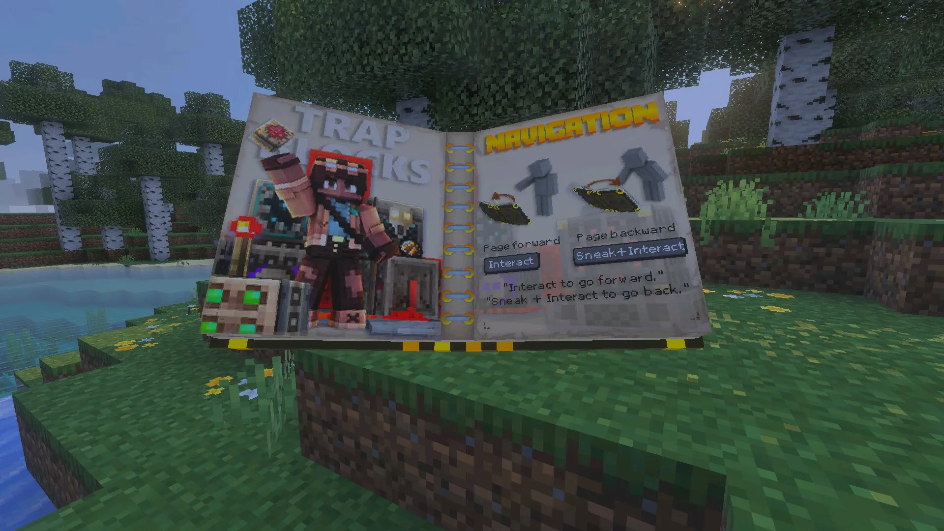 Гайд из мода на блоки ловушки в Майнкрафт ПЕ