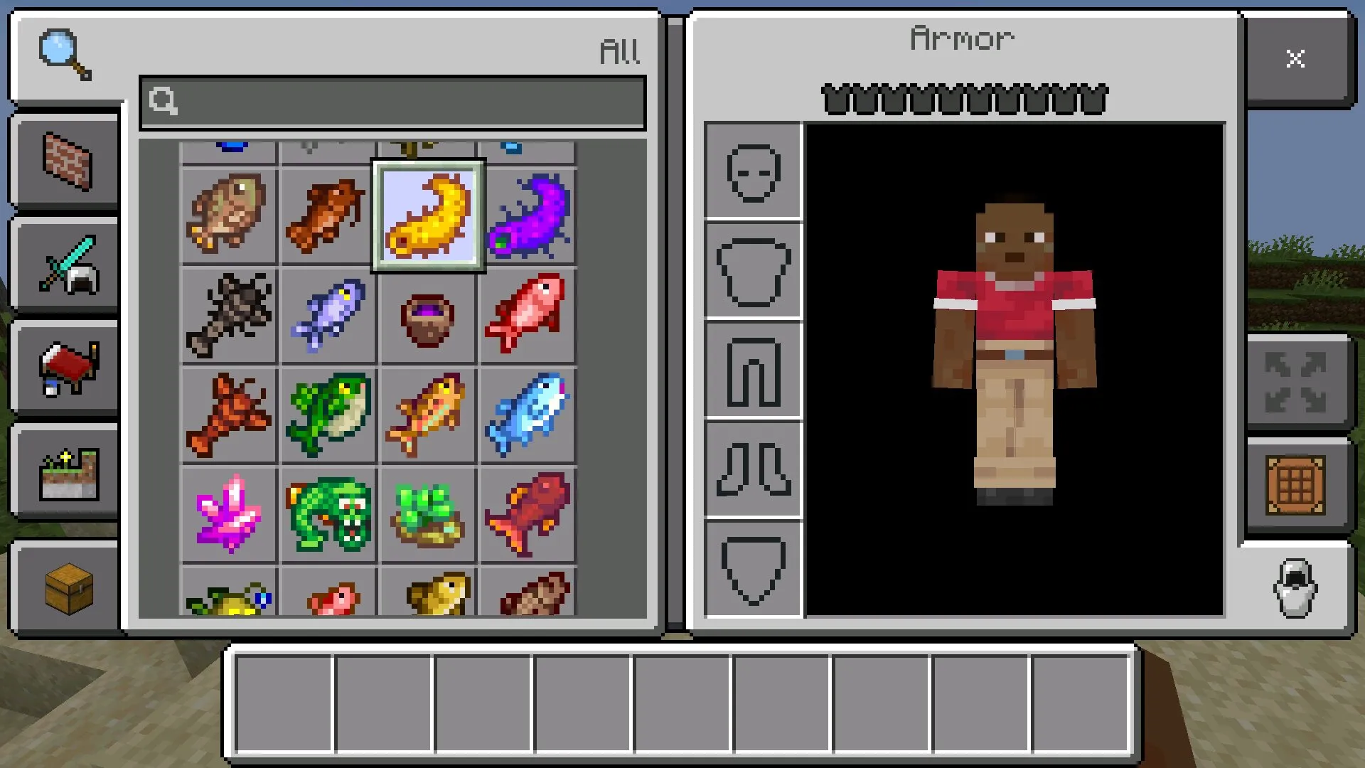 Инвентарь из мода на Стардью Валли в Майнкрафт ПЕ