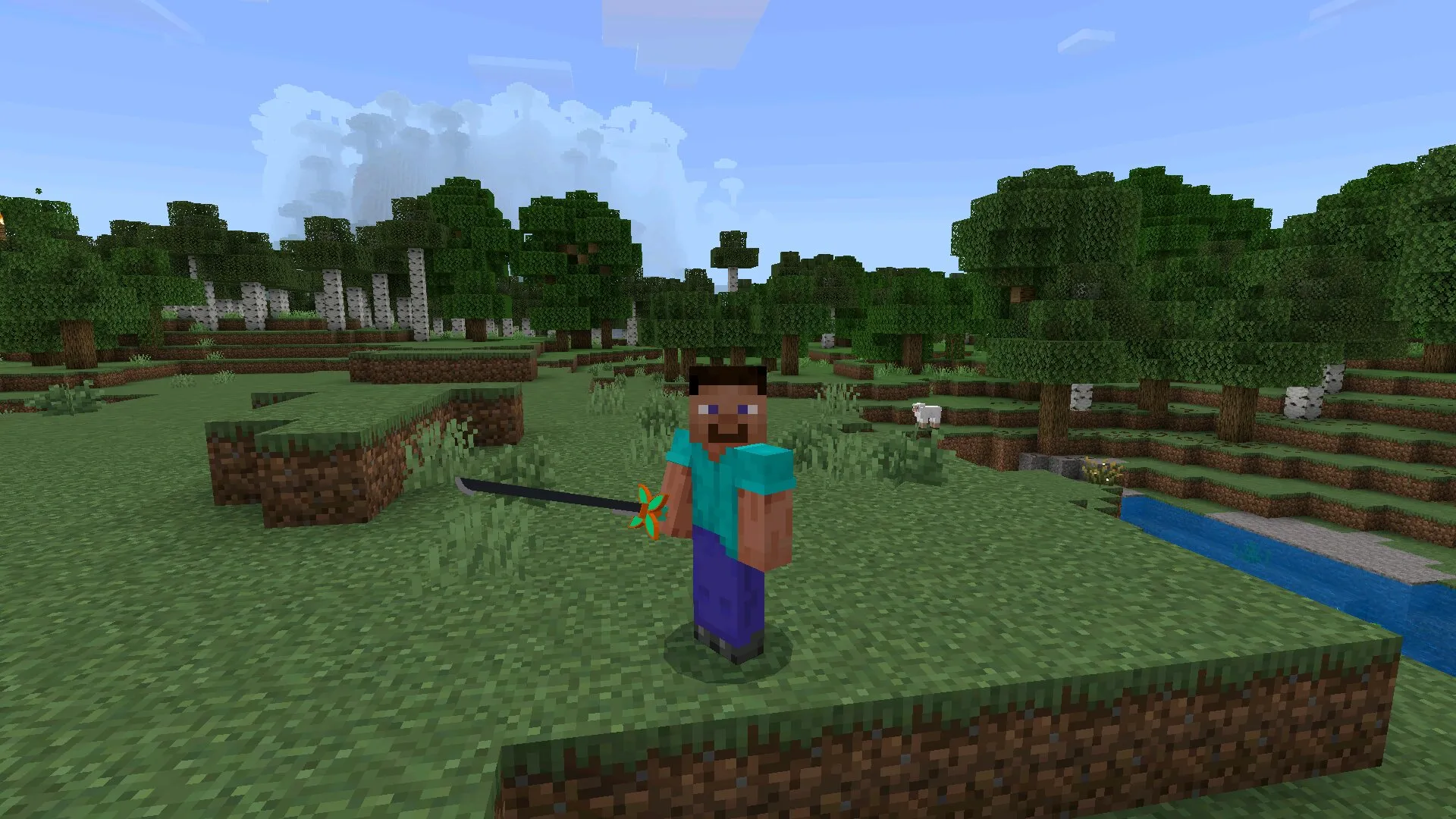 Железный меч из мода КРД в Майнкрафт ПЕ