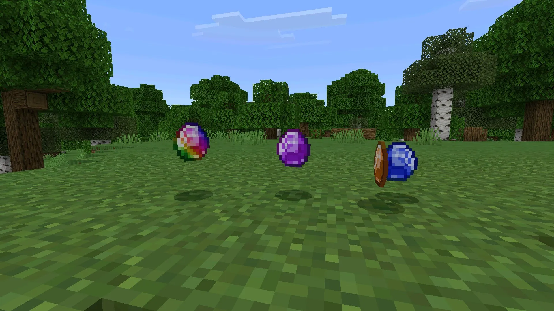 Камни из мода на алмазы в Майнкрафт ПЕ