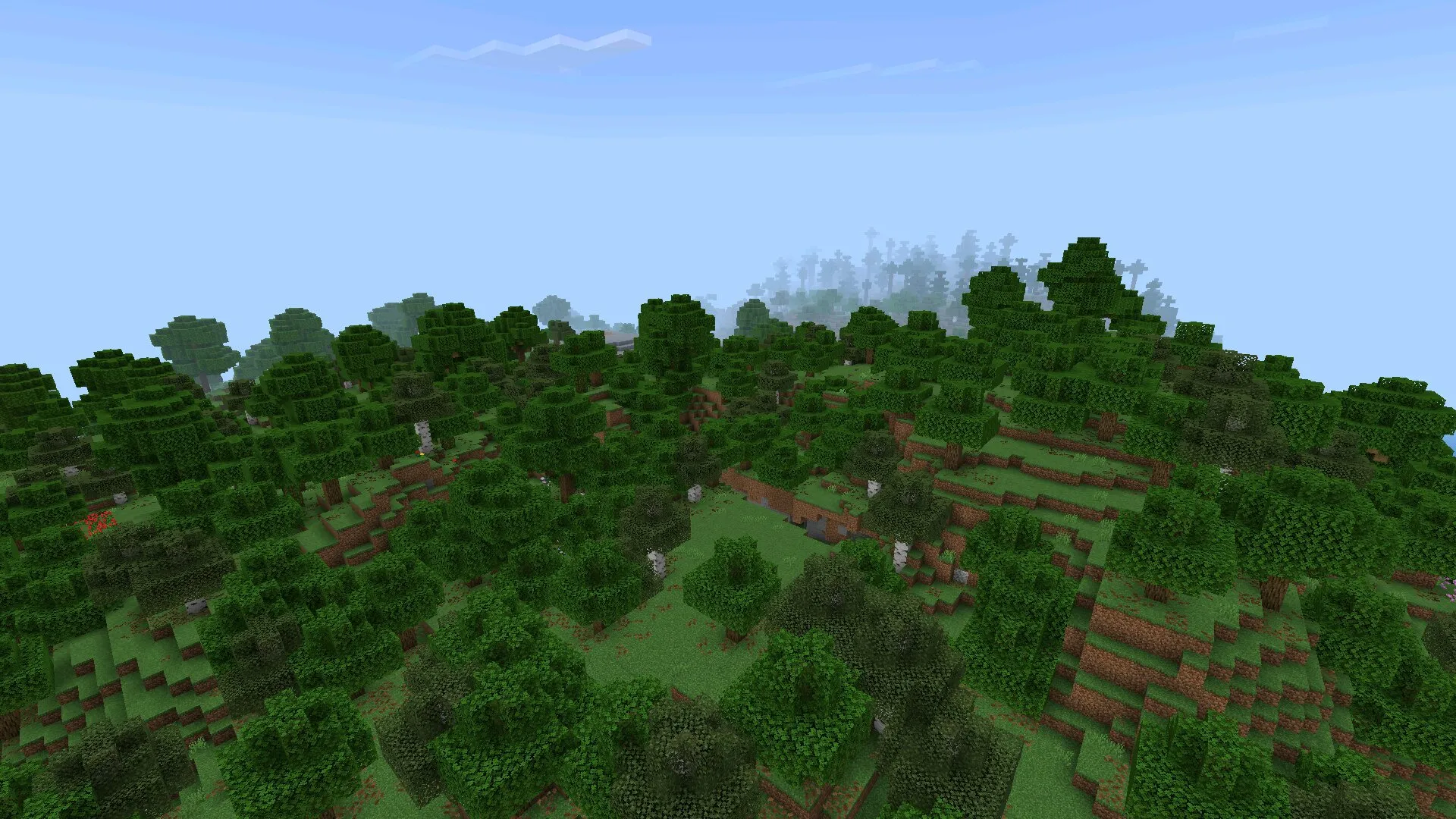 Лес из модов для оптимизации сервера в Майнкрафт ПЕ