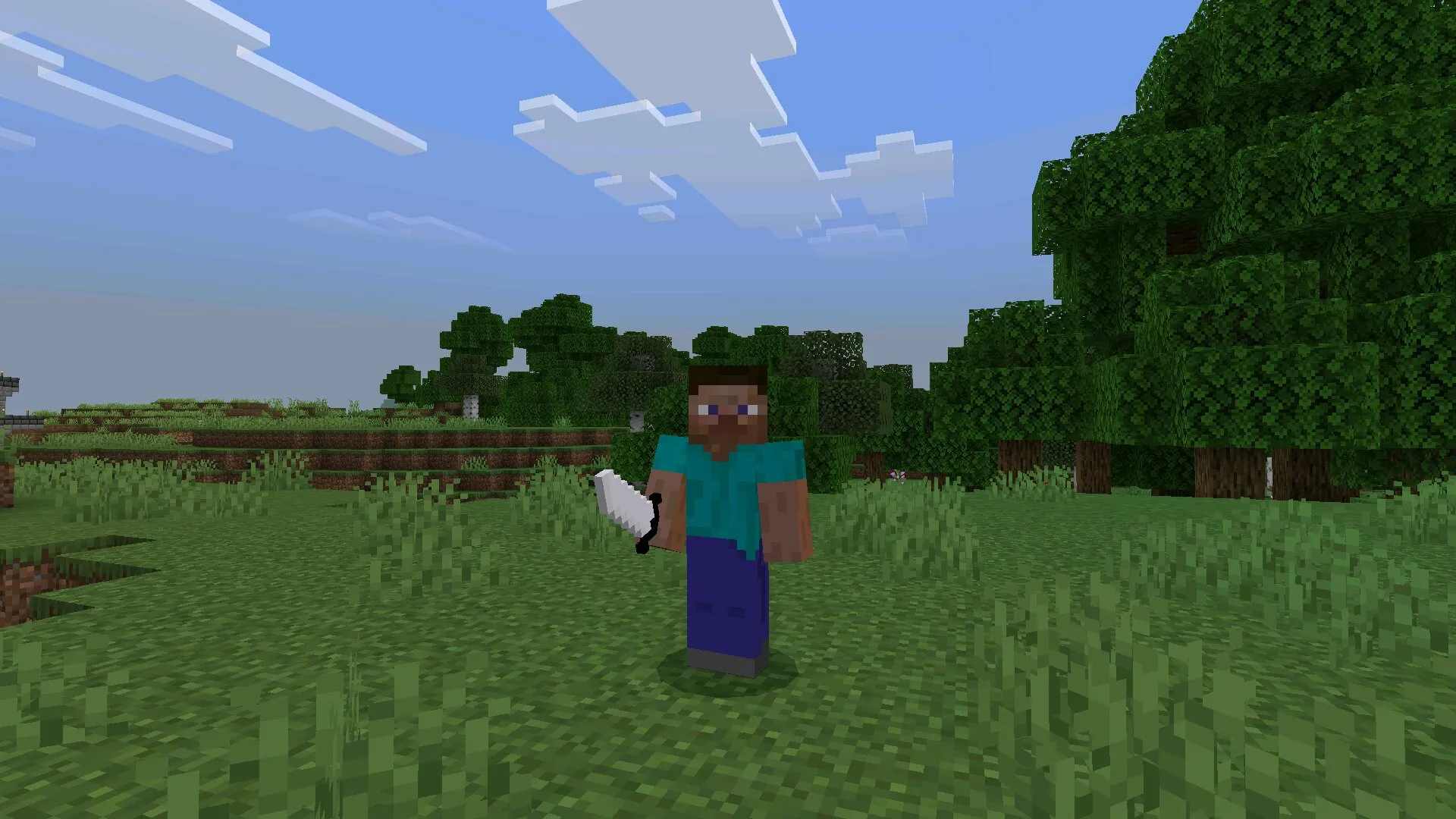 Меч из мода Дельтарун в Майнкрафт ПЕ