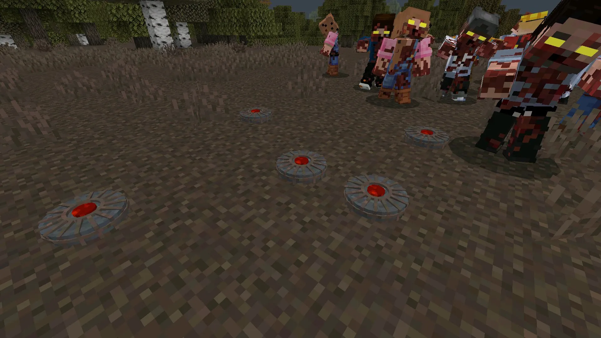 Мины из страшных модов 100 дней в Майнкрафт ПЕ