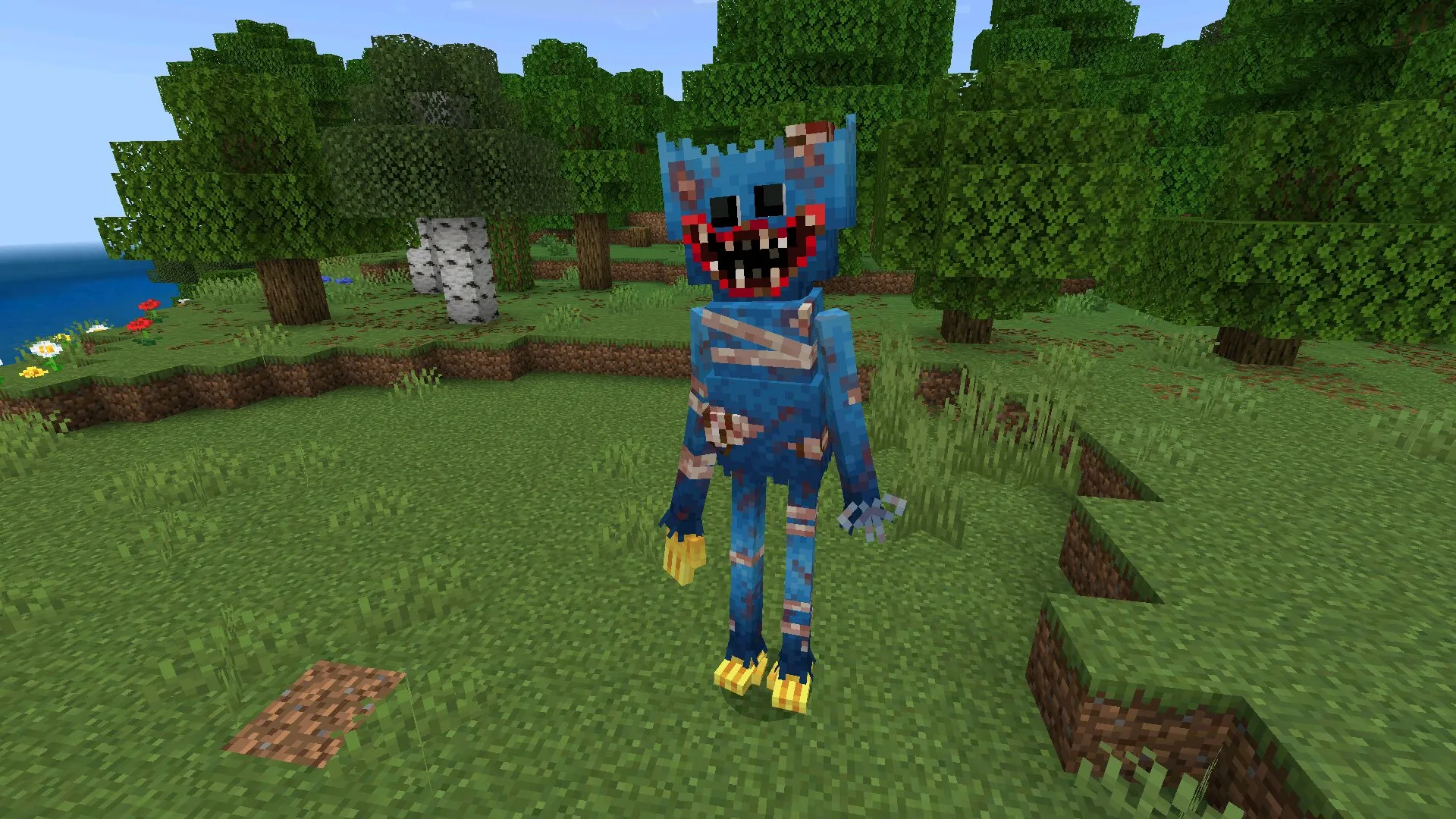 Моб из мода на Поппи Плейтайм в Майнкрафт ПЕ