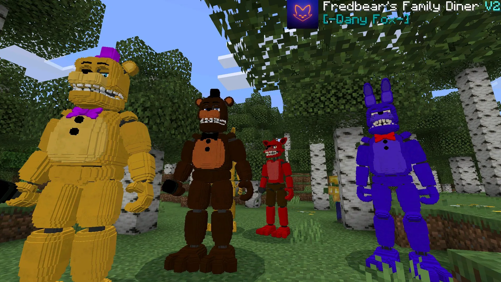 Скачать мод на костюмы ФНАФ в Майнкрафт ПЕ