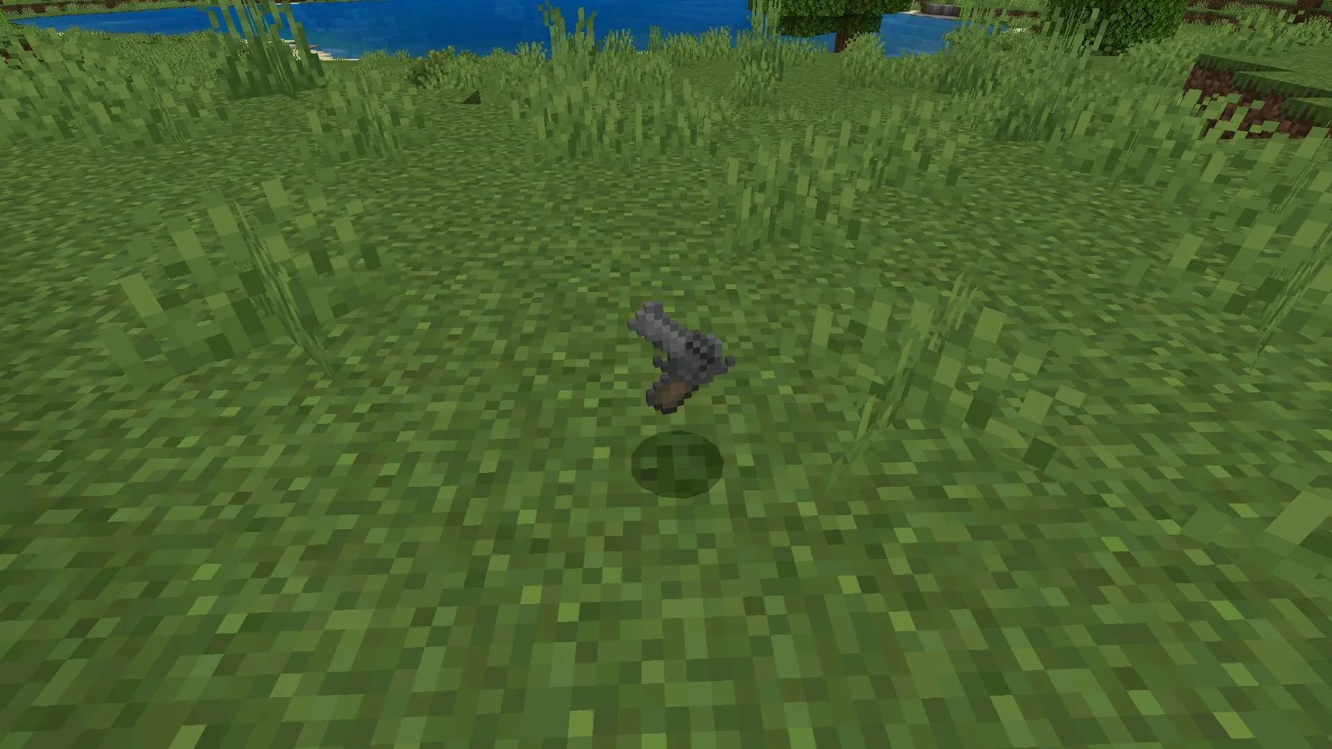 Моделька из мода на русскую рулетку в Майнкрафт ПЕ