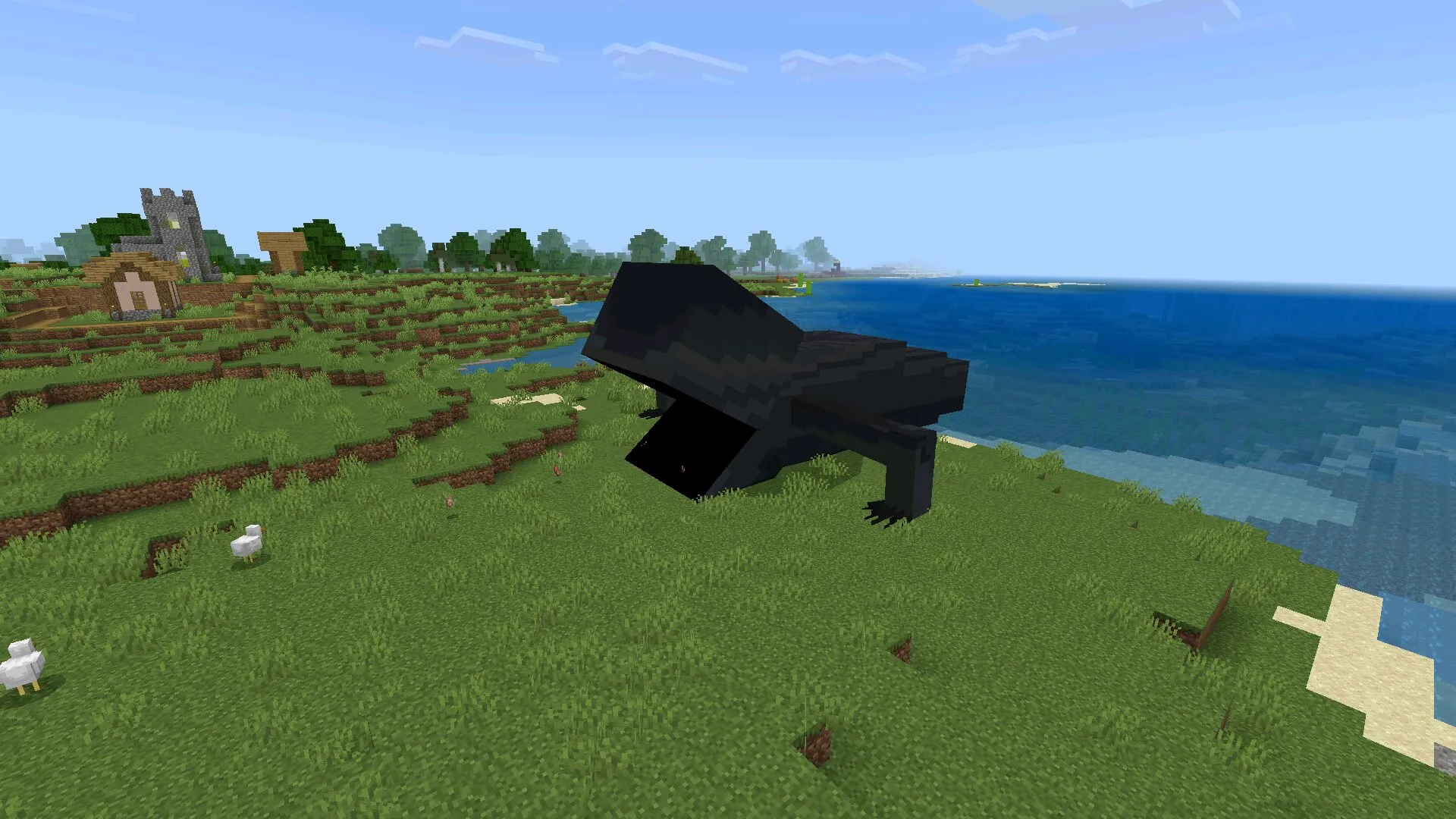 Монстр из мода на крипипасту в Майнкрафт ПЕ