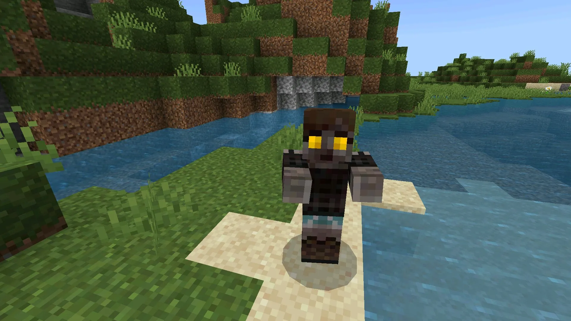 Монстр из мода на 100 дней зомби апокалипсиса в Майнкрафт ПЕ