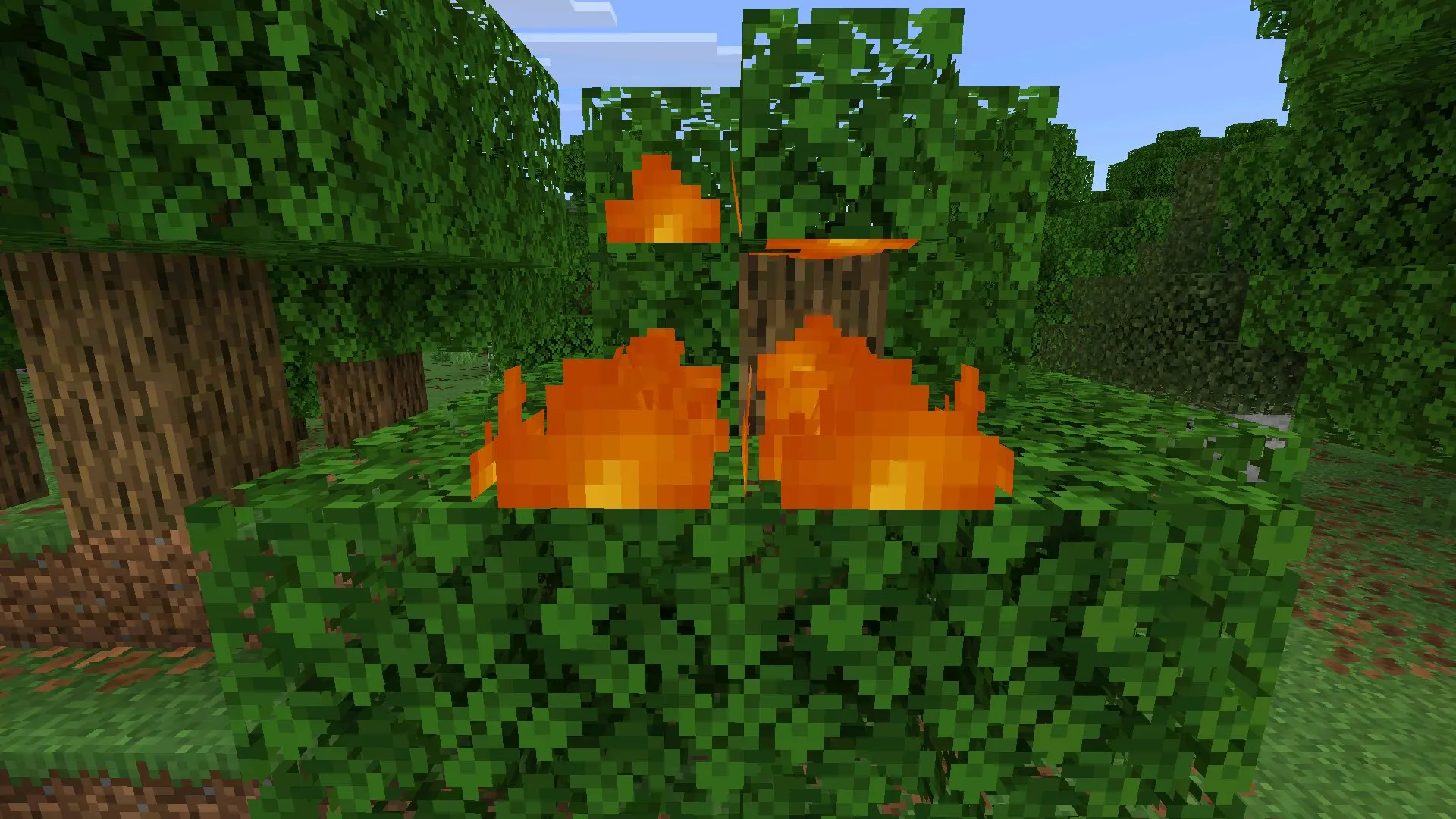 Скачать текстур пак на маленький огонь в Майнкрафт ПЕ