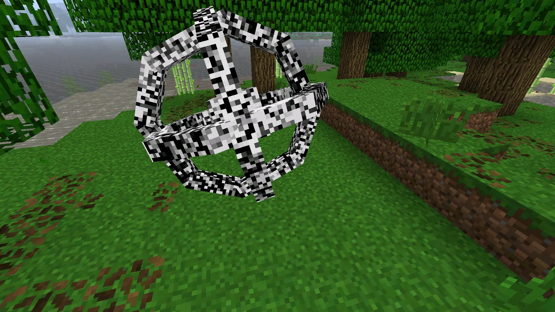 Нечто из мода на брокен скрипт в Майнкрафт ПЕ