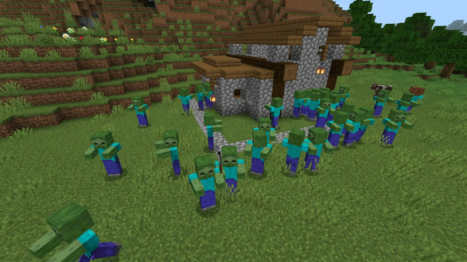 Скачать мод на спавн зомби в Майнкрафт ПЕ