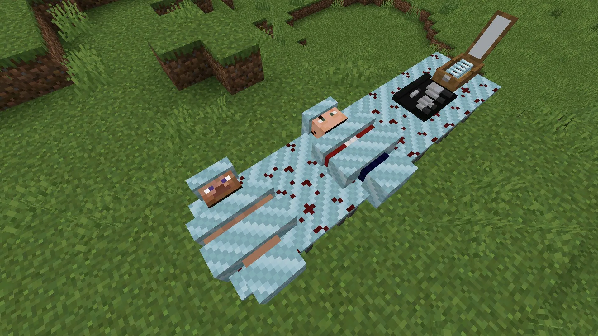 Новые блоки из мода Декстер Морган в Майнкрафт ПЕ