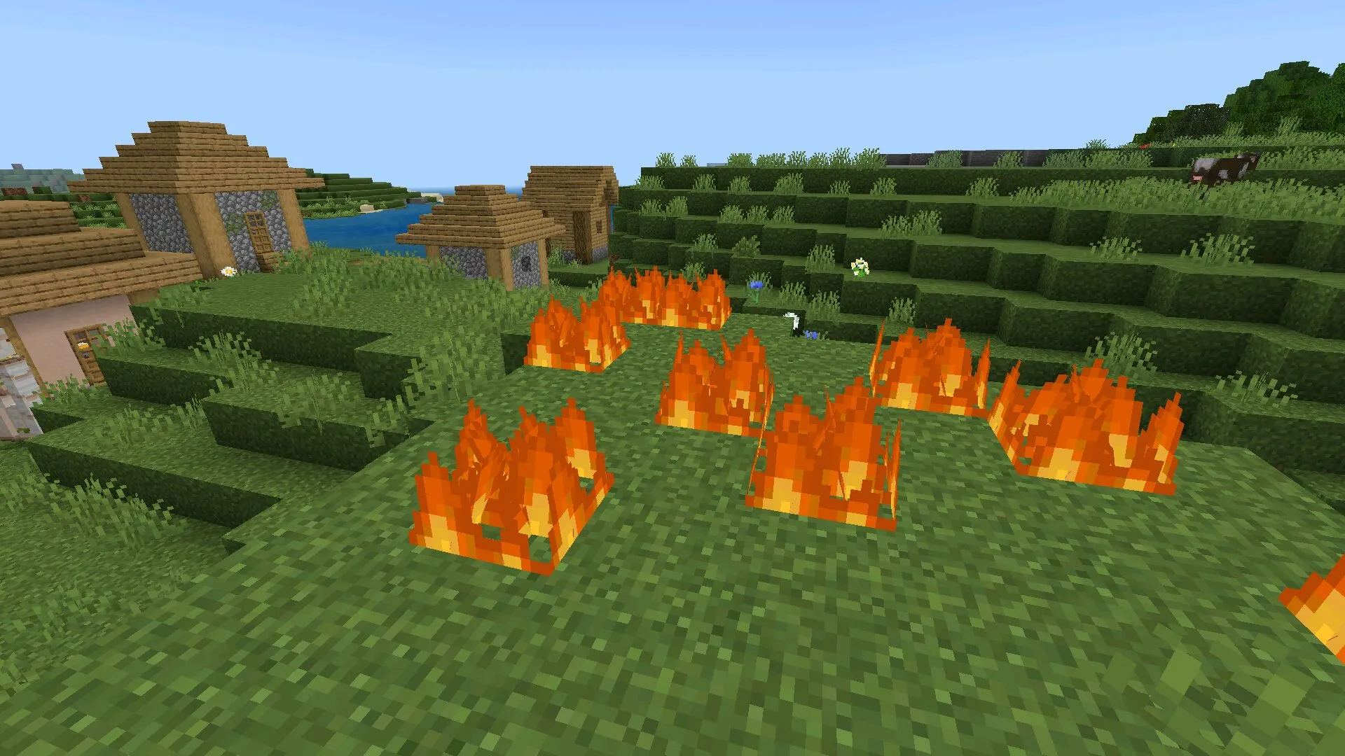 Огонь из модов для оптимизации сервера в Майнкрафт ПЕ