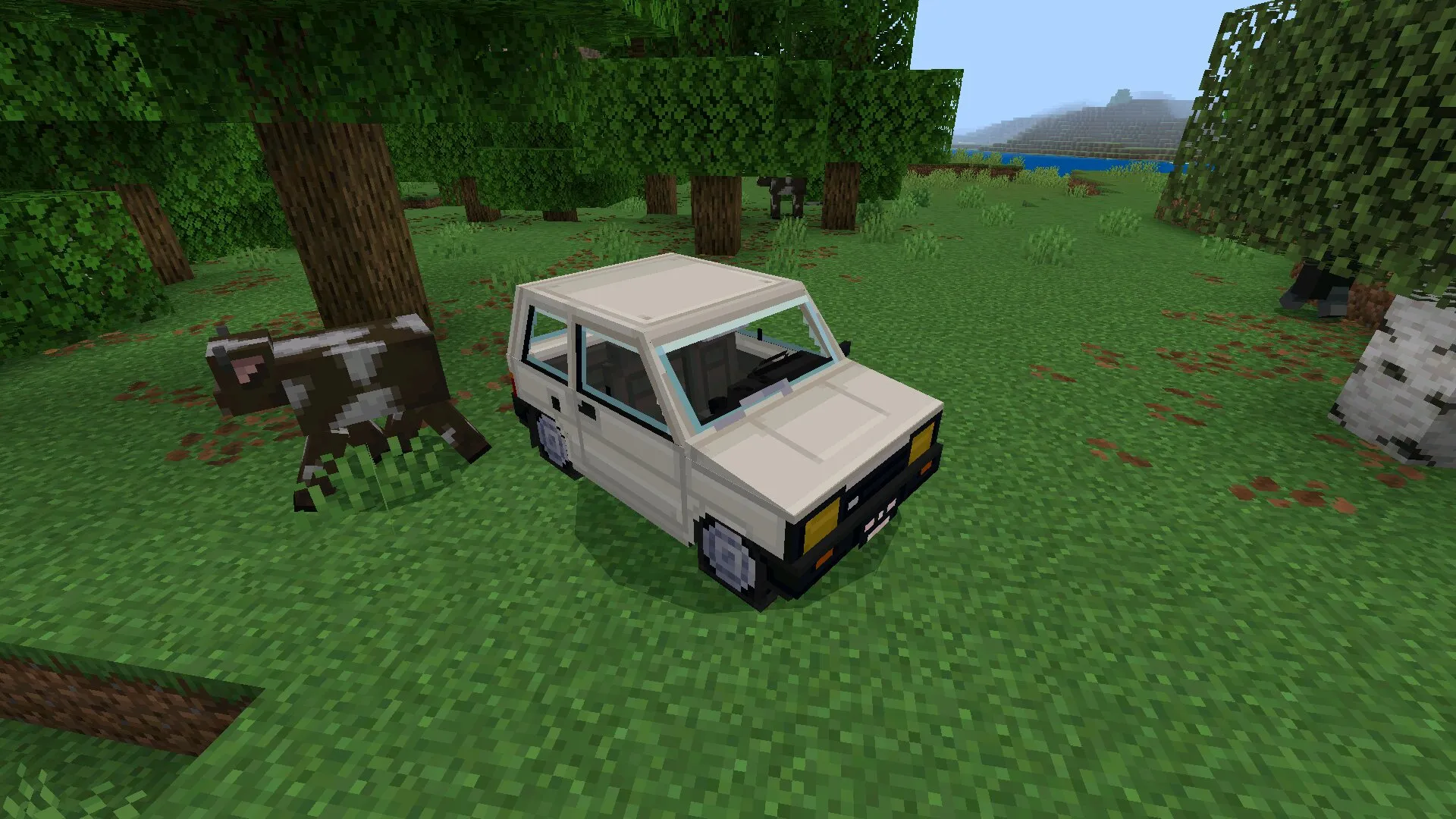 Ока из мода на машины СССР в Майнкрафт ПЕ