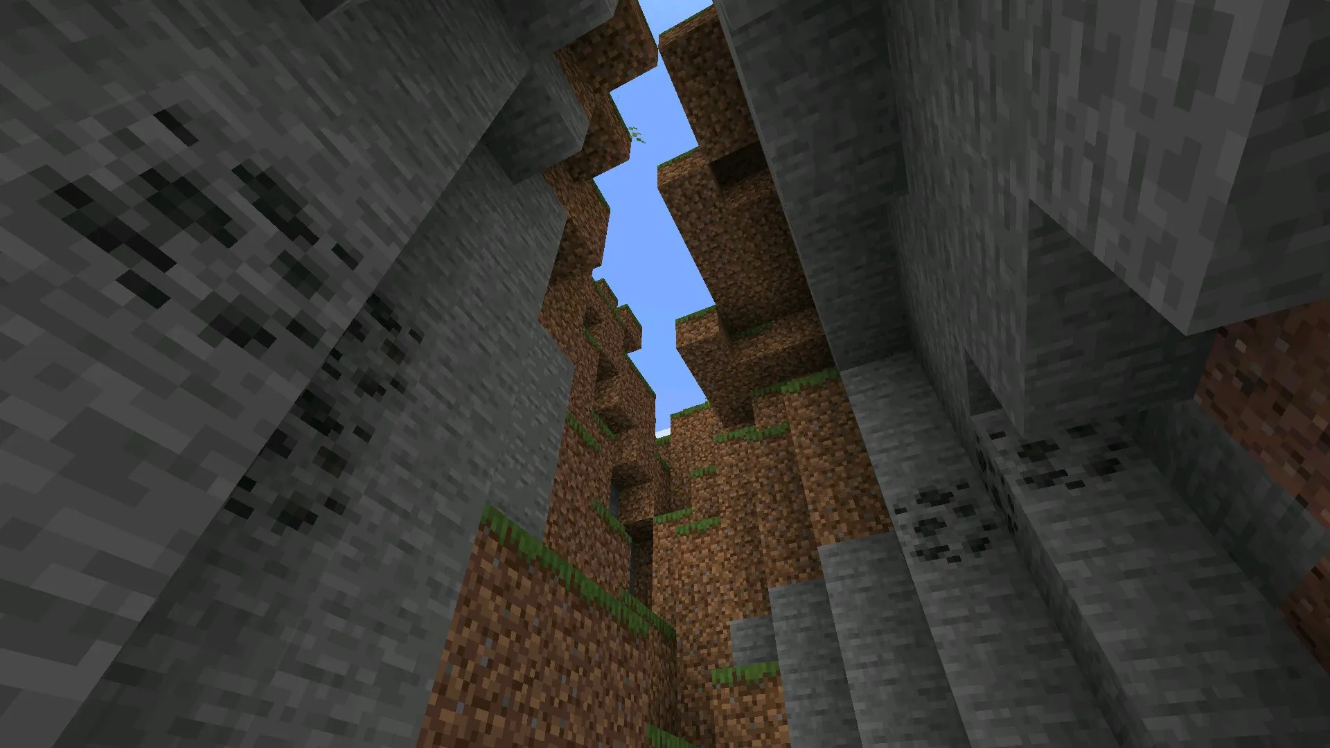 Пещера из мода на производительность в Майнкрафт ПЕ