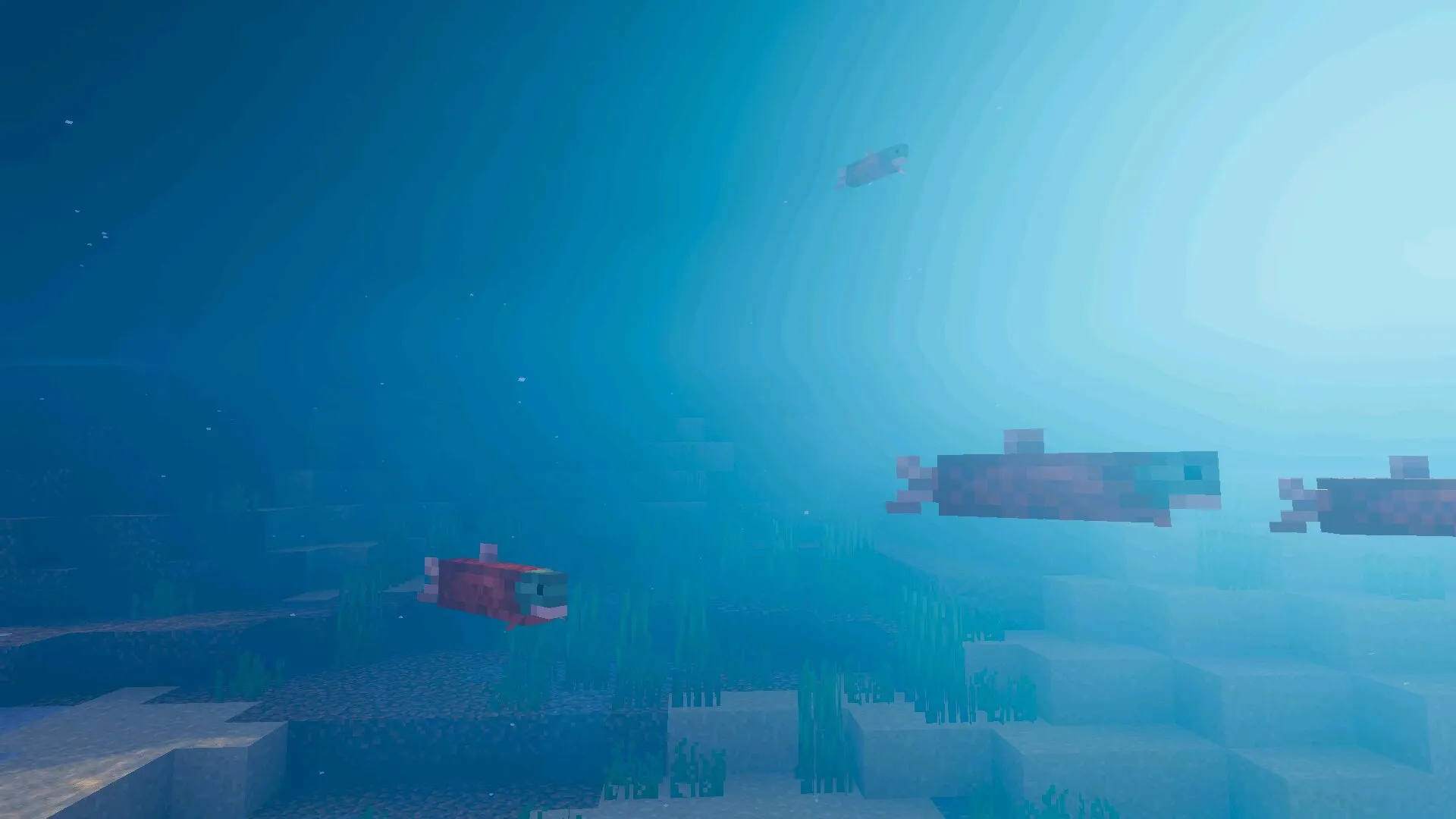 Под водой из шейдеров Призма в Майнкрафт ПЕ