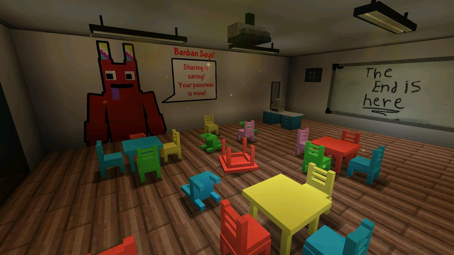 Помещение из мода на сад банбан в Майнкрафт ПЕ