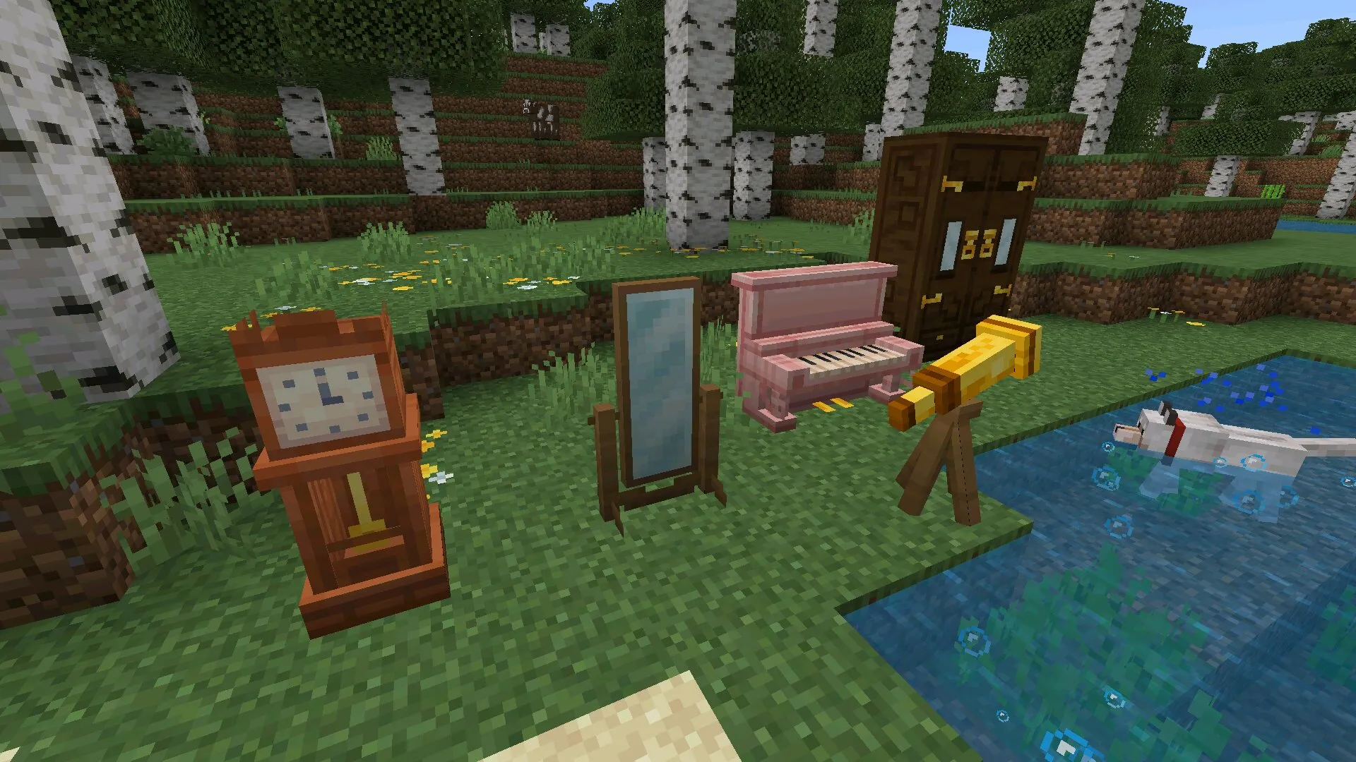 Мод на декор для дома в Майнкрафт ПЕ