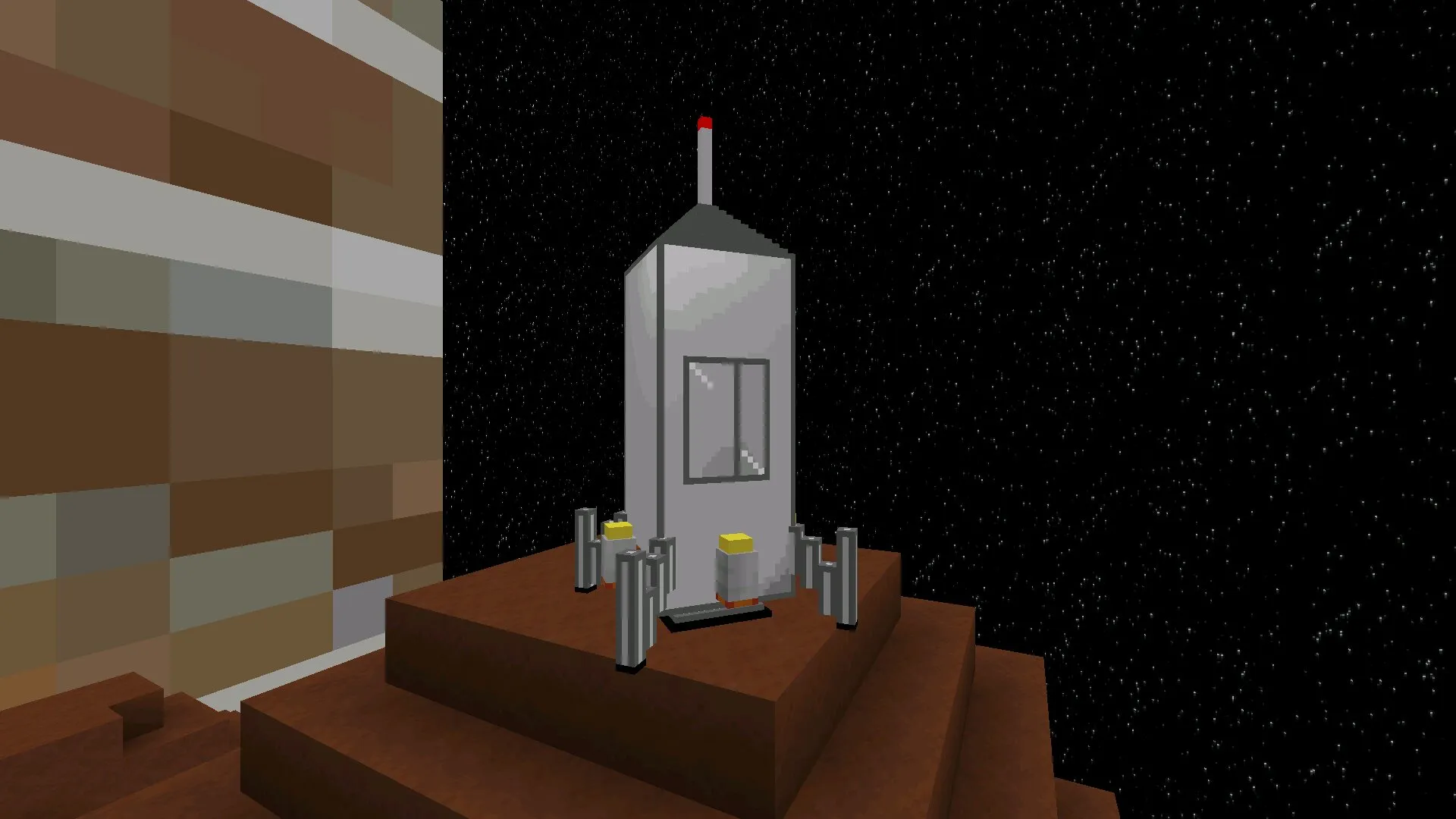 Скачать мод на полет в космос в Майнкрафт ПЕ