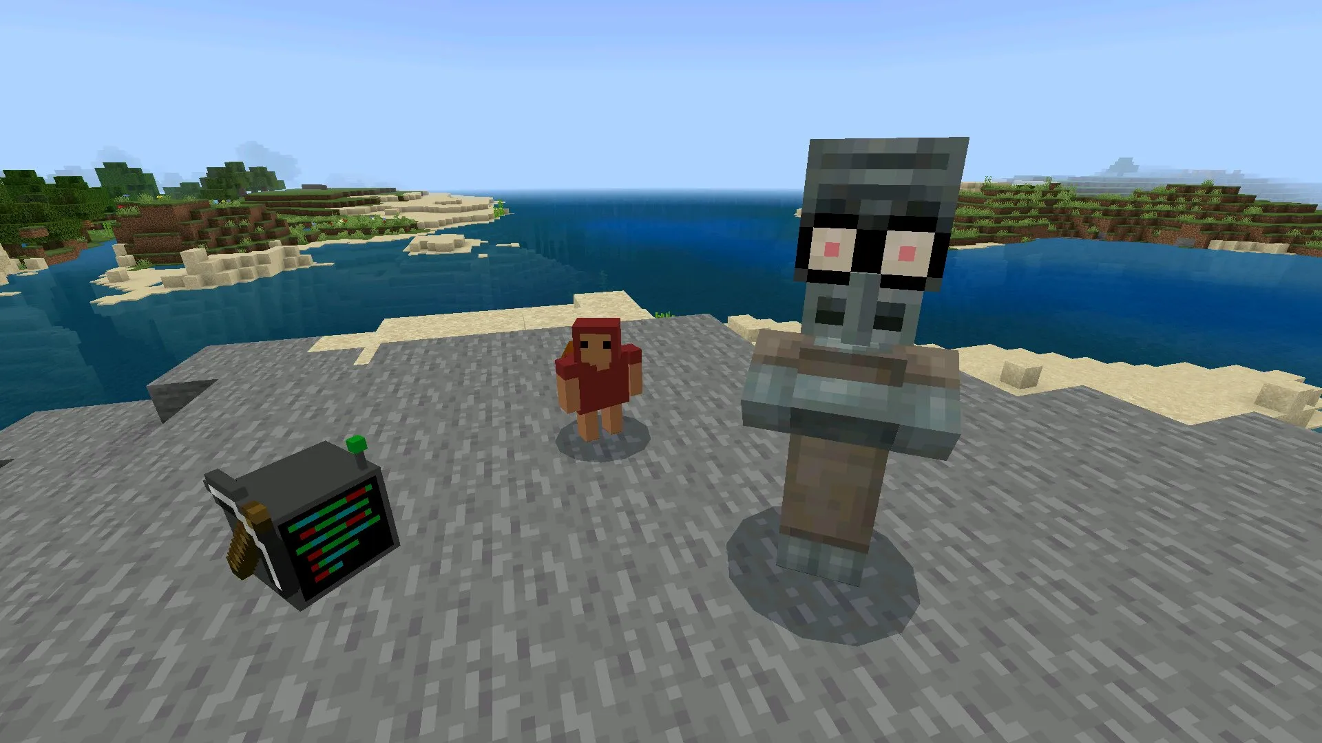 Сквидвард из мода на крипипасту в Майнкрафт ПЕ