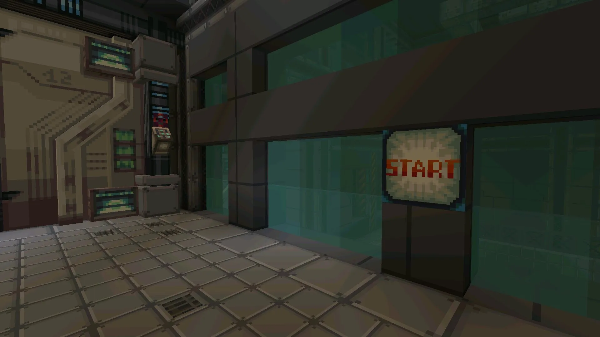 Старт из карты расширяющийся барьер в Майнкрафт ПЕ