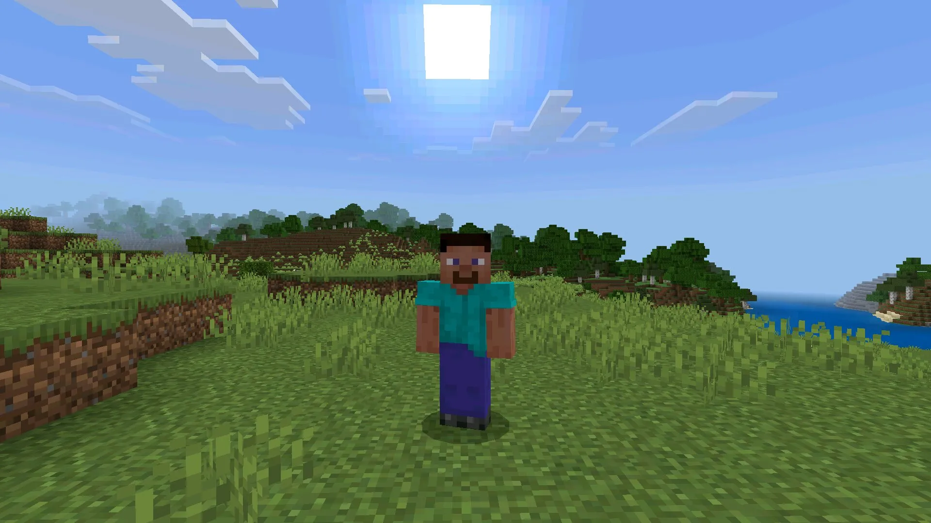 Стив из мода на Фильм в Майнкрафт ПЕ