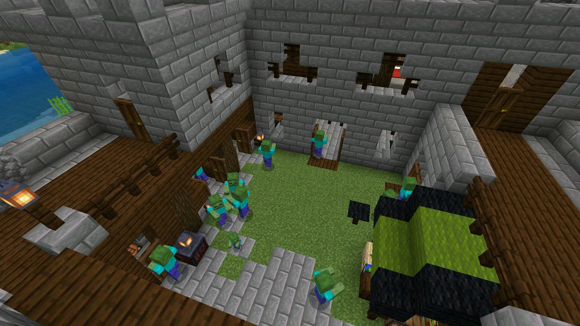 Существа из мода на спавн зомби в Майнкрафт ПЕ