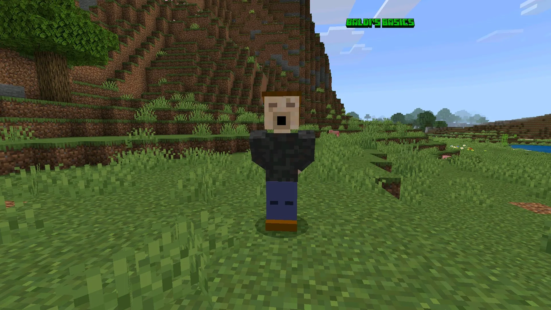 Существо из мода на Балди в Майнкрафт ПЕ