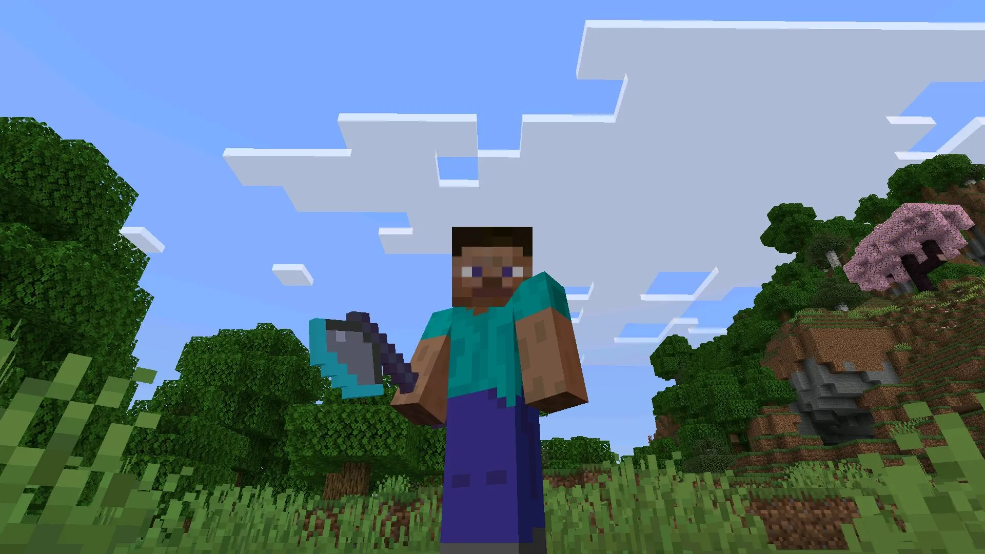 Топор из мода Дельтарун в Майнкрафт ПЕ