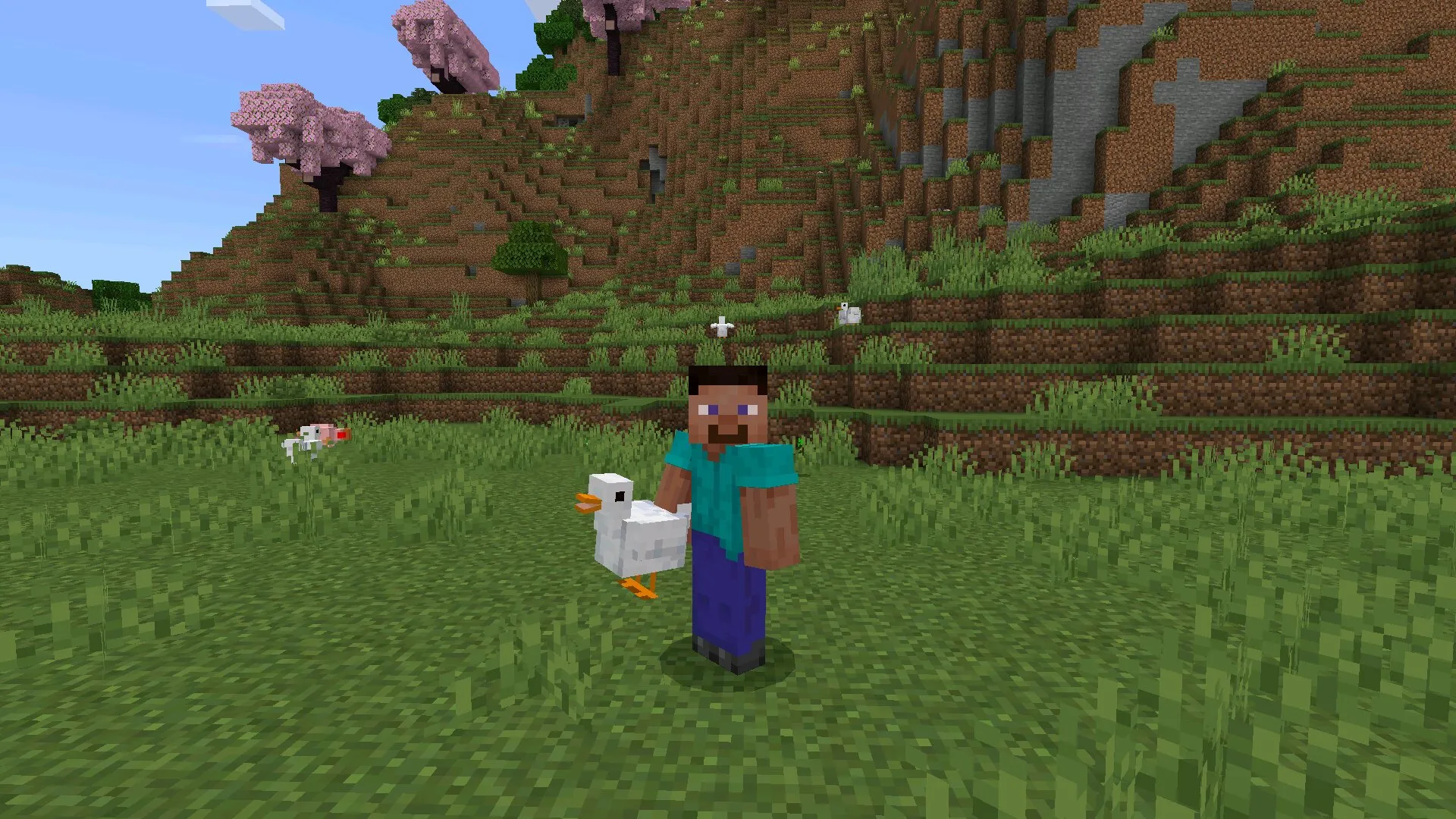 Утка из мода на домашних животных в Майнкрафт ПЕ