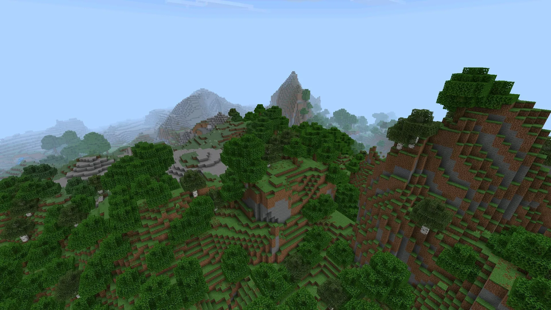 В воздухе из мода на оптимизацию в Майнкрафт ПЕ