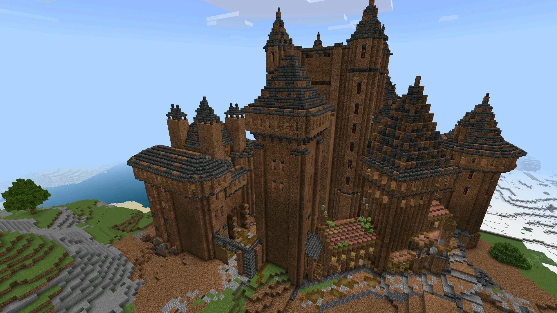 Замок из карты для Нубов в Майнкрафт ПЕ