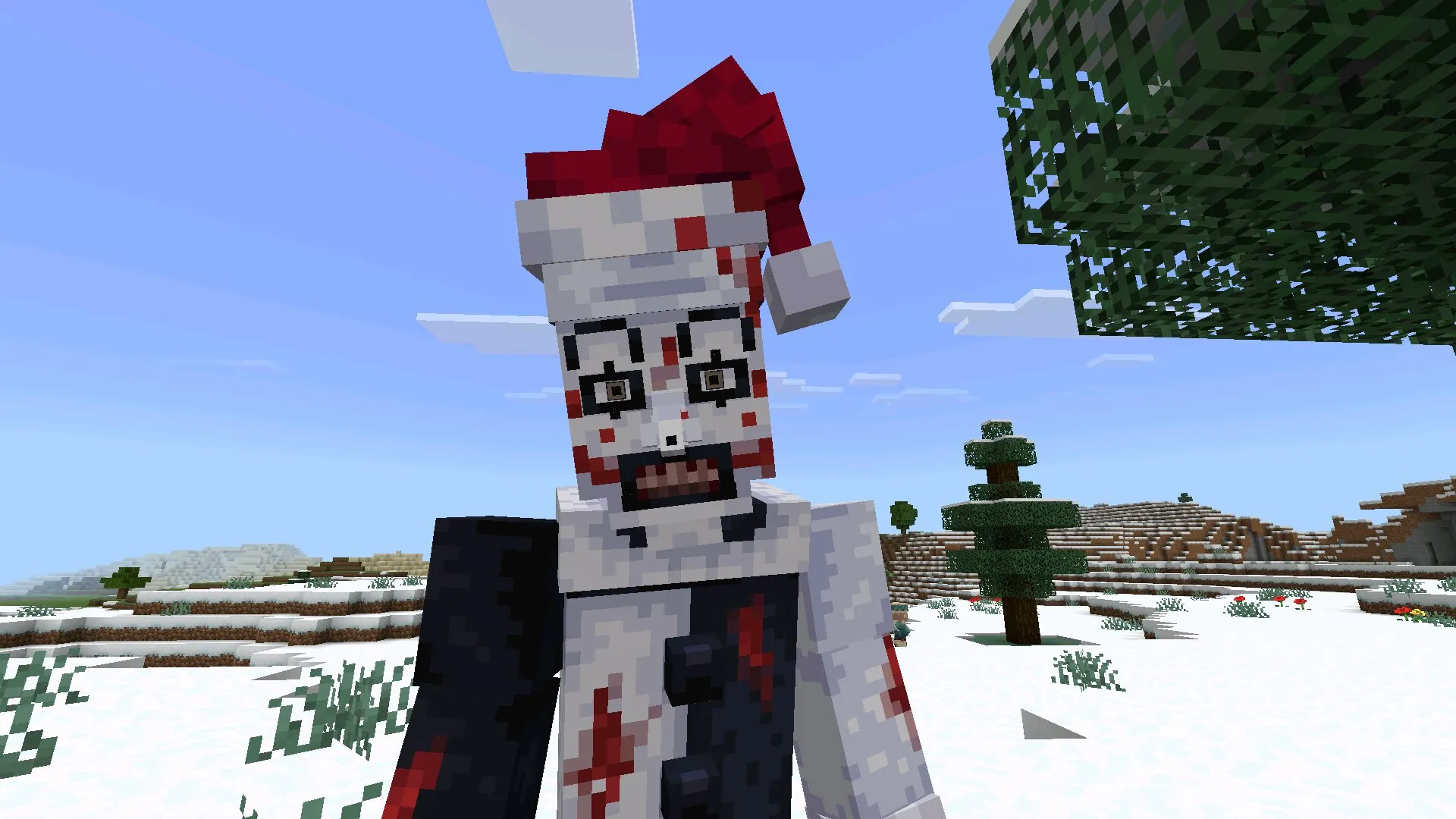 Скачать мод на клоуна Арта в Майнкрафт ПЕ